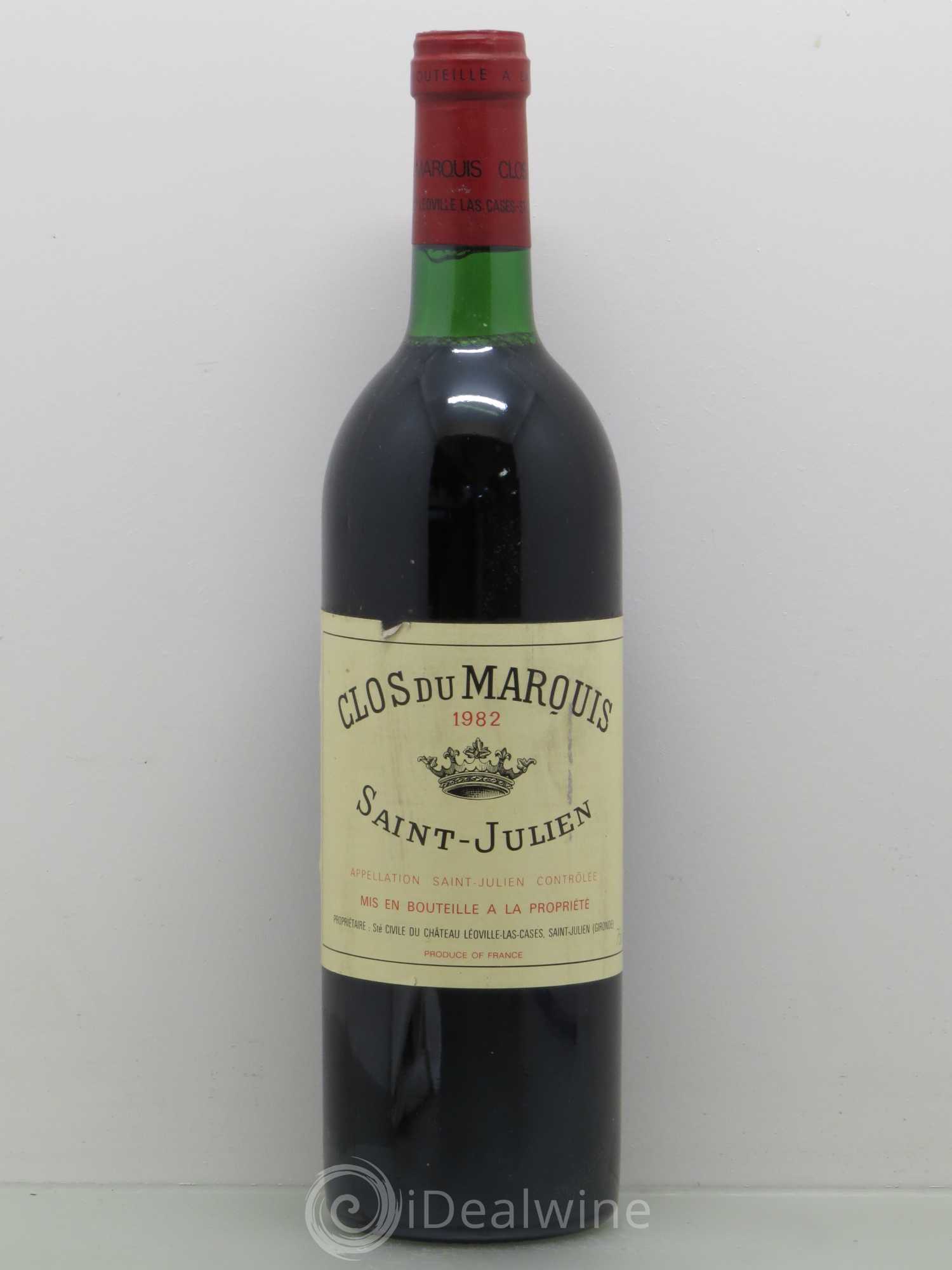 Clos du Marquis 1982 - Lot de 1 bouteille - 0
