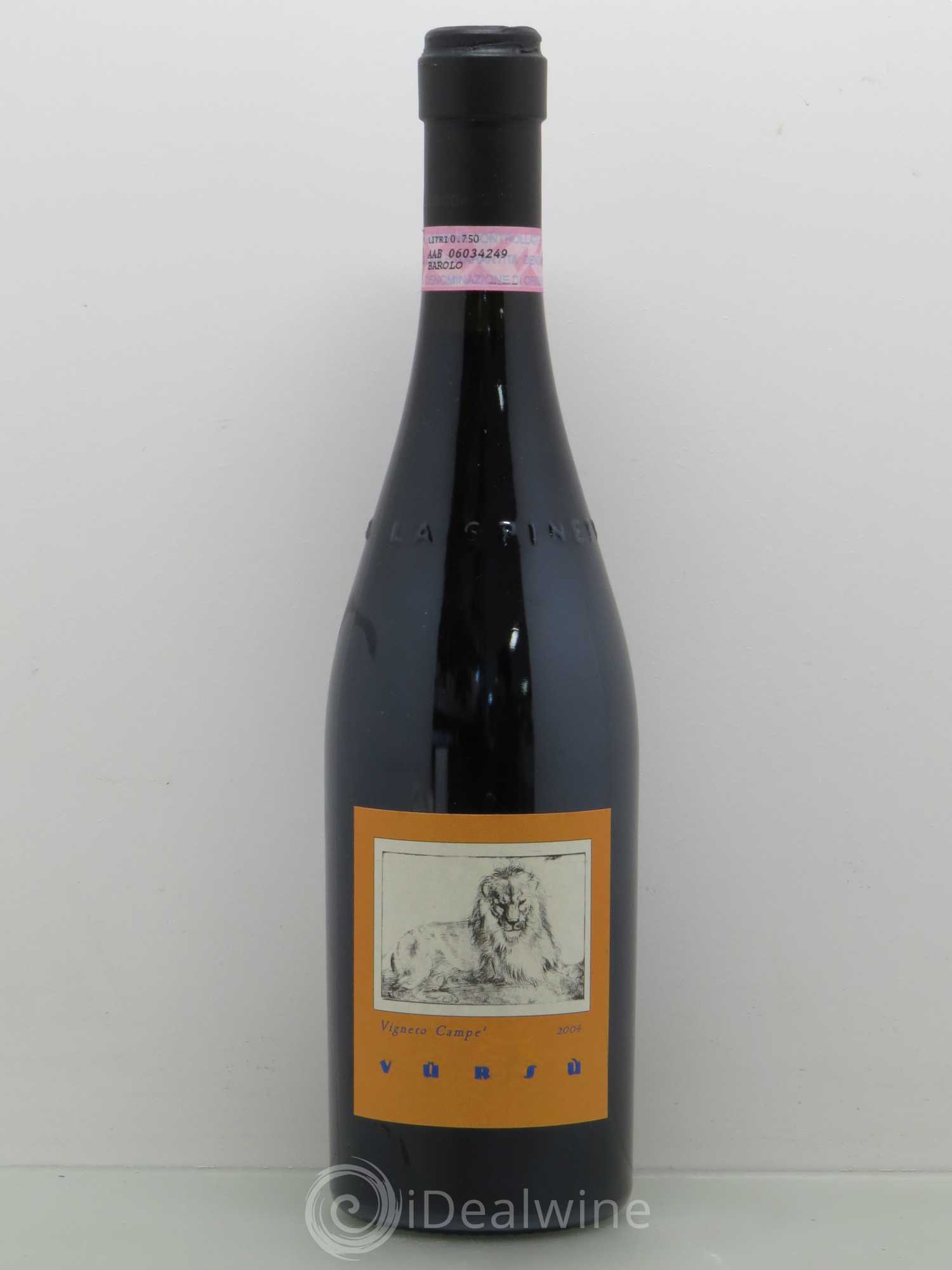 Barolo DOCG Campe La Spinetta - Giorgio Rivetti 2004 - Posten von 1 Flasche - 0