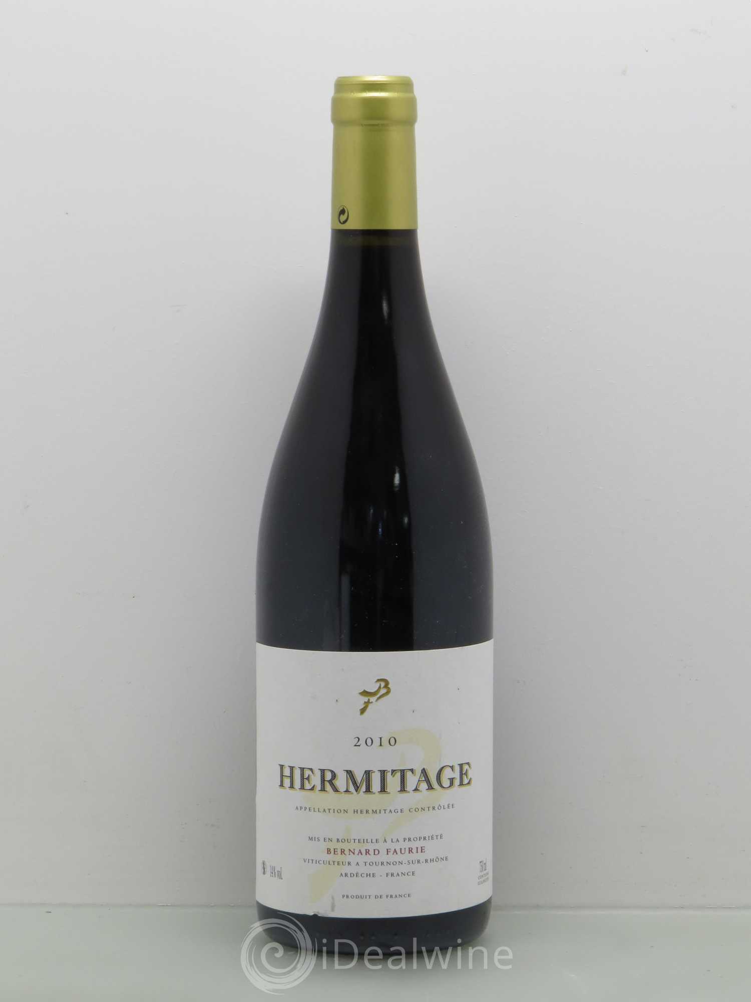Hermitage Bessards/Meal Domaine Bernard Faurie 2010 - Posten von 1 Flasche - 0