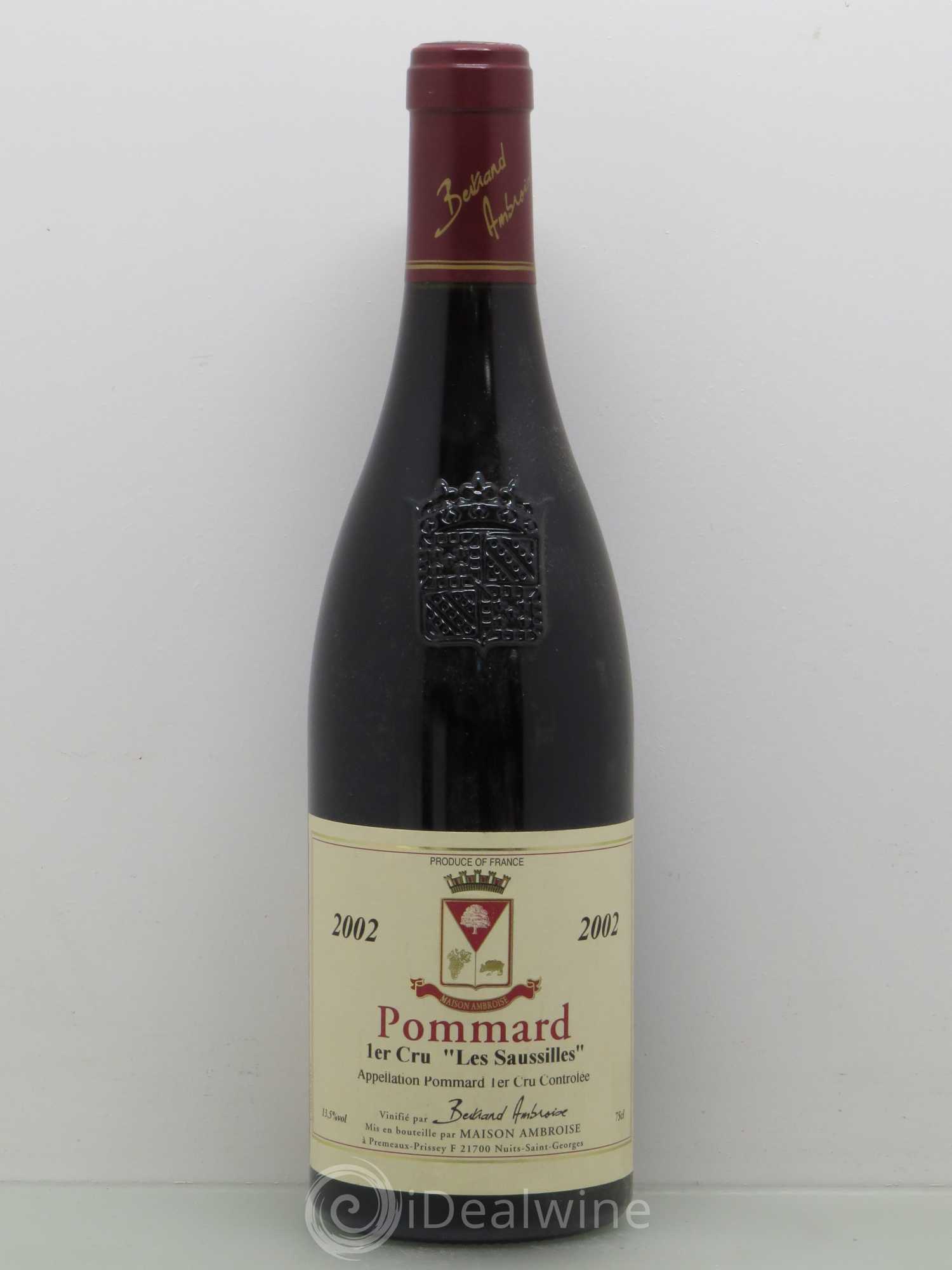 Pommard 1er Cru Les Saussilles B. Ambroise 2002 - Posten von 1 Flasche - 0