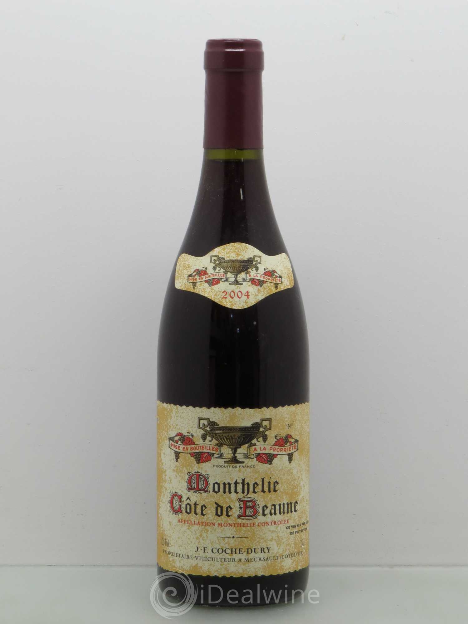 Monthélie Coche Dury (Domaine) 2004 - Lot de 1 bouteille - 0