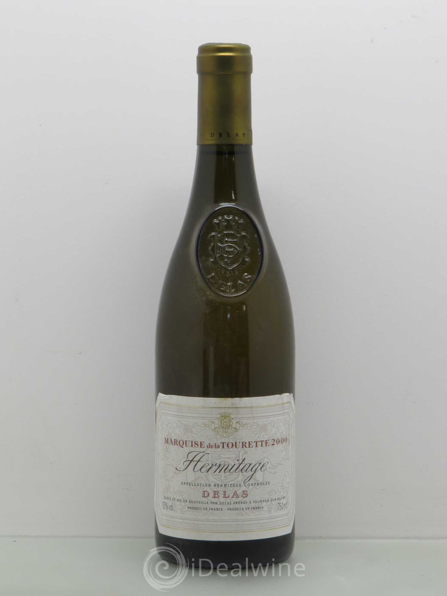 Hermitage Marquise de la Tourette Delas Frères 2000 - Lot de 1 bouteille - 0
