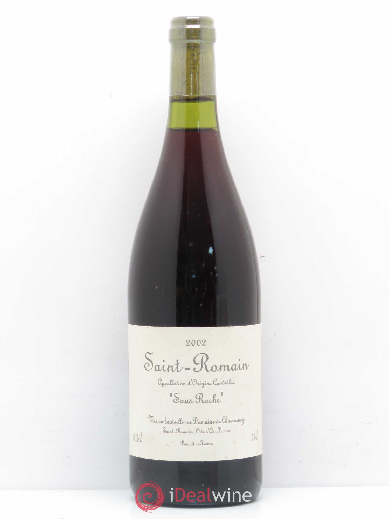 Saint-Romain Sous Roche Qvevris Domaine de Chassorney - Frédéric Cossard 2002 - Lot de 1 bouteille - 0