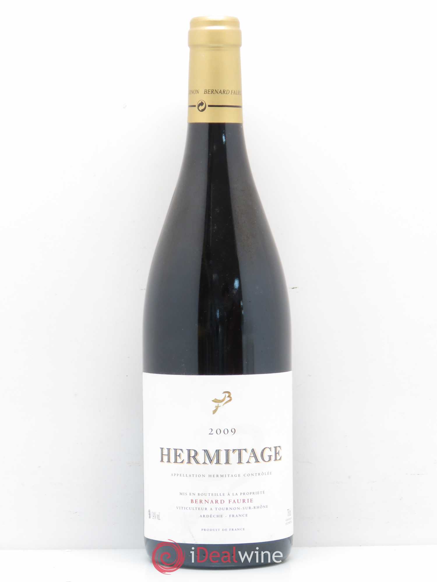 Hermitage Bessard Meal Bernard Faurie 2009 - Posten von 1 Flasche - 0