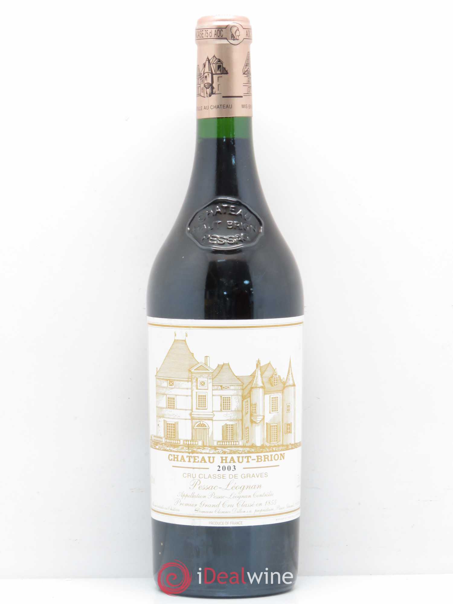 Château Haut Brion 1er Grand Cru Classé 2003 - Lot de 1 bouteille - 0