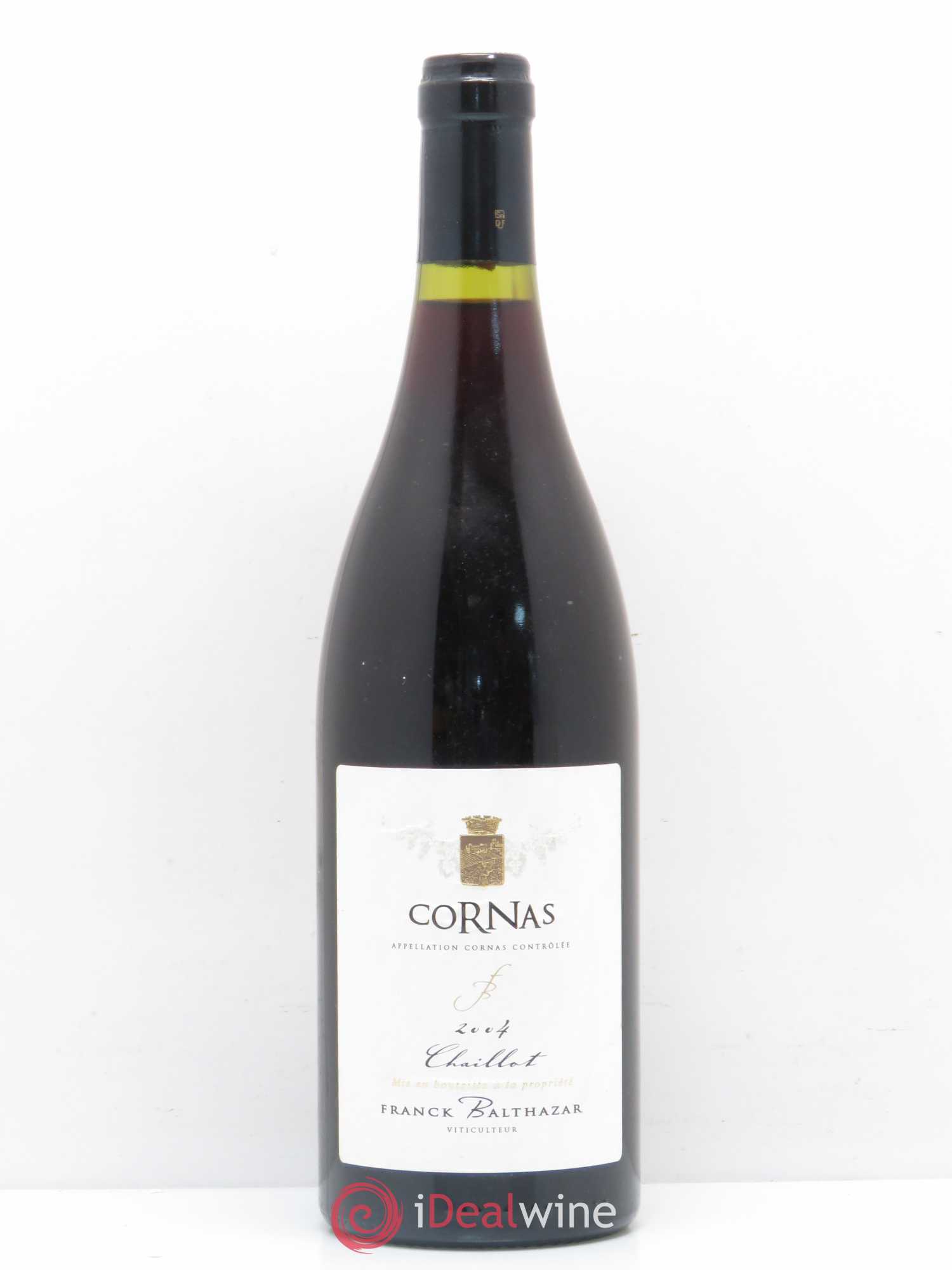 Cornas Chaillot Franck Balthazar (Domaine) 2004 - Lot de 1 bouteille - 0