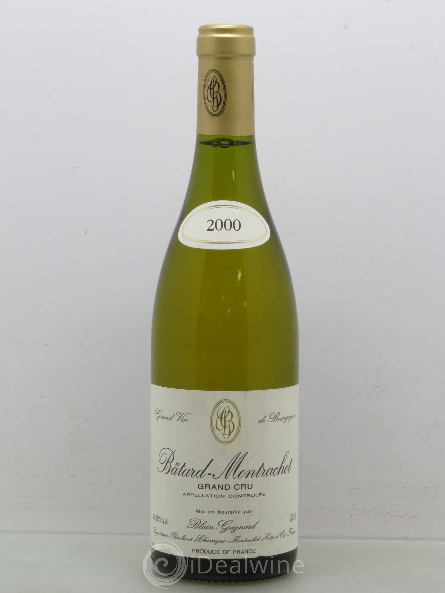 Bâtard-Montrachet Grand Cru Blain-Gagnard (Domaine) 2000 - Lot de 1 bouteille - 0