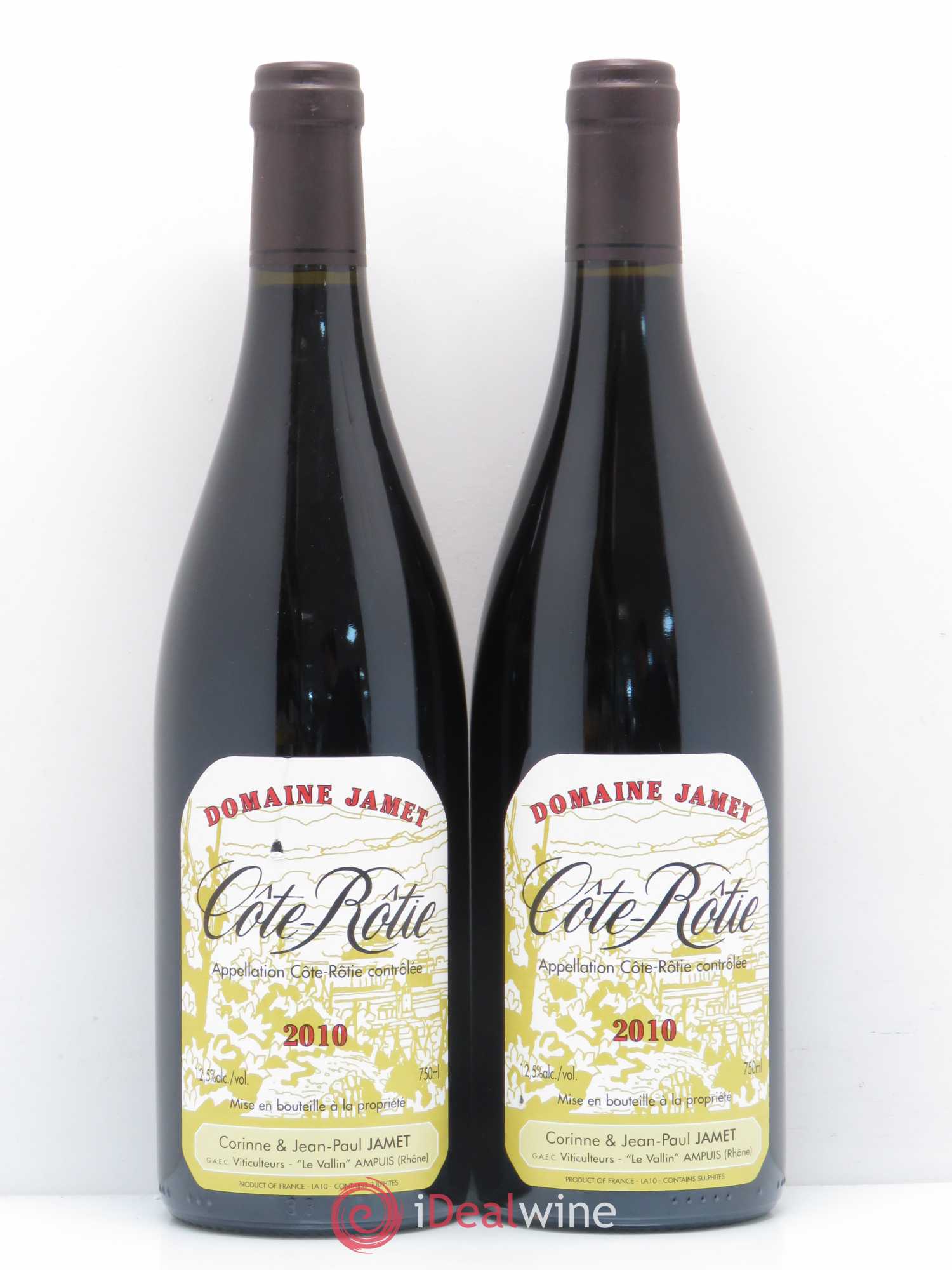 Côte-Rôtie Jamet (Domaine) 2010 - Lot de 2 bouteilles - 0