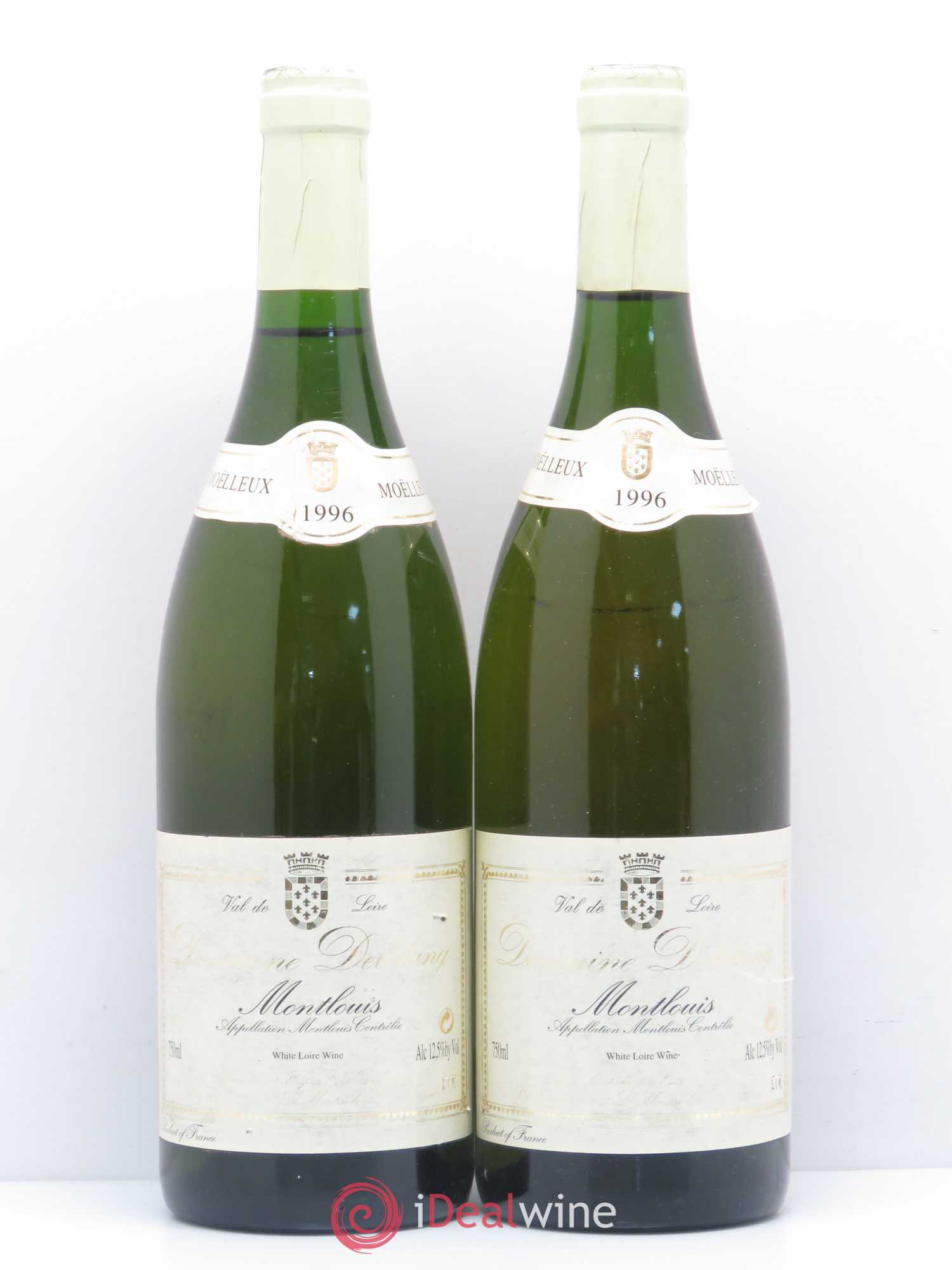 Montlouis-sur-Loire Deletang (sans prix de réserve) 1996 - Lotto di 2 bottiglie - 0