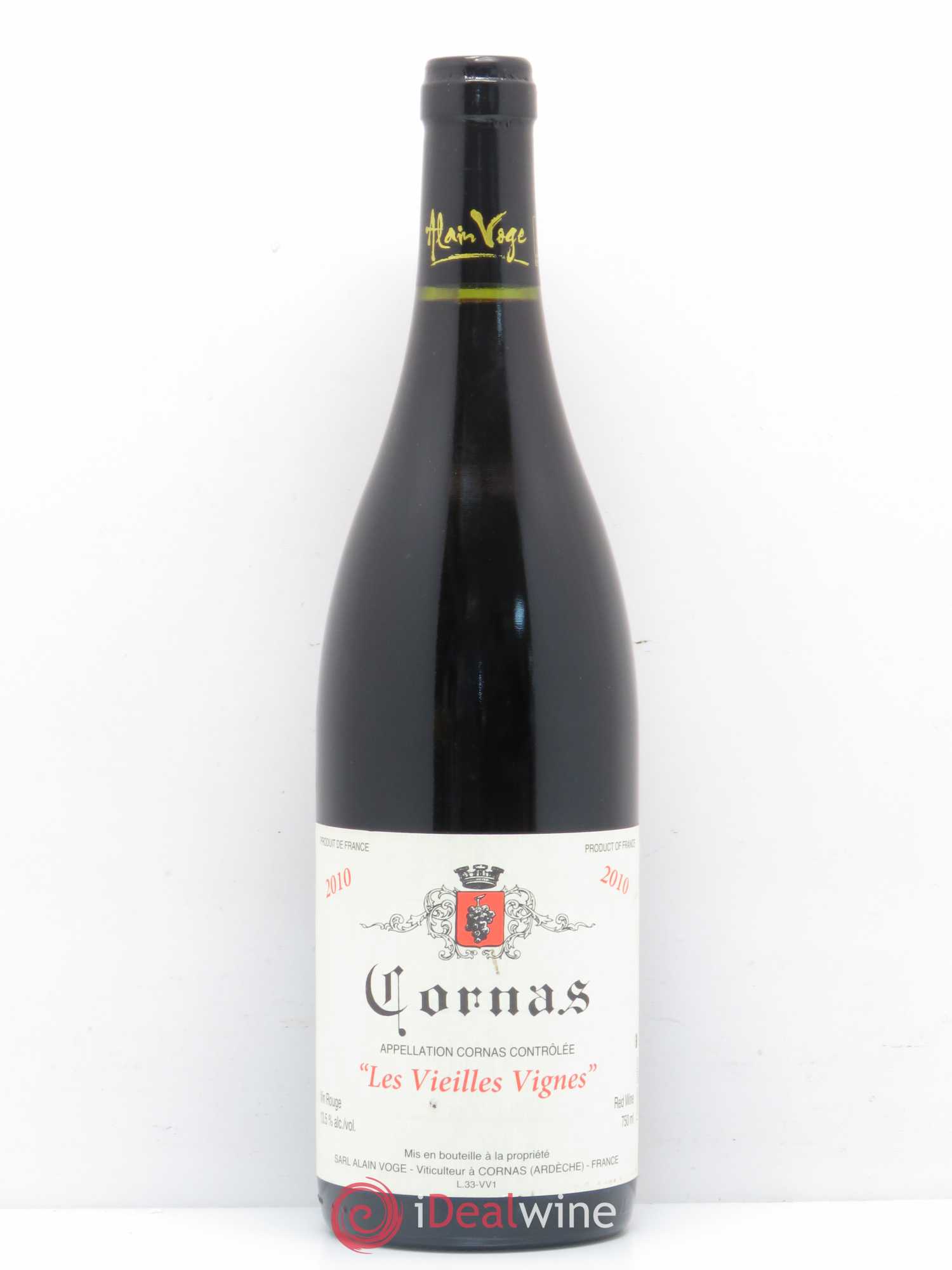 Cornas Les Vieilles Vignes Alain Voge (Domaine) 2010 - Lot de 1 bouteille - 0