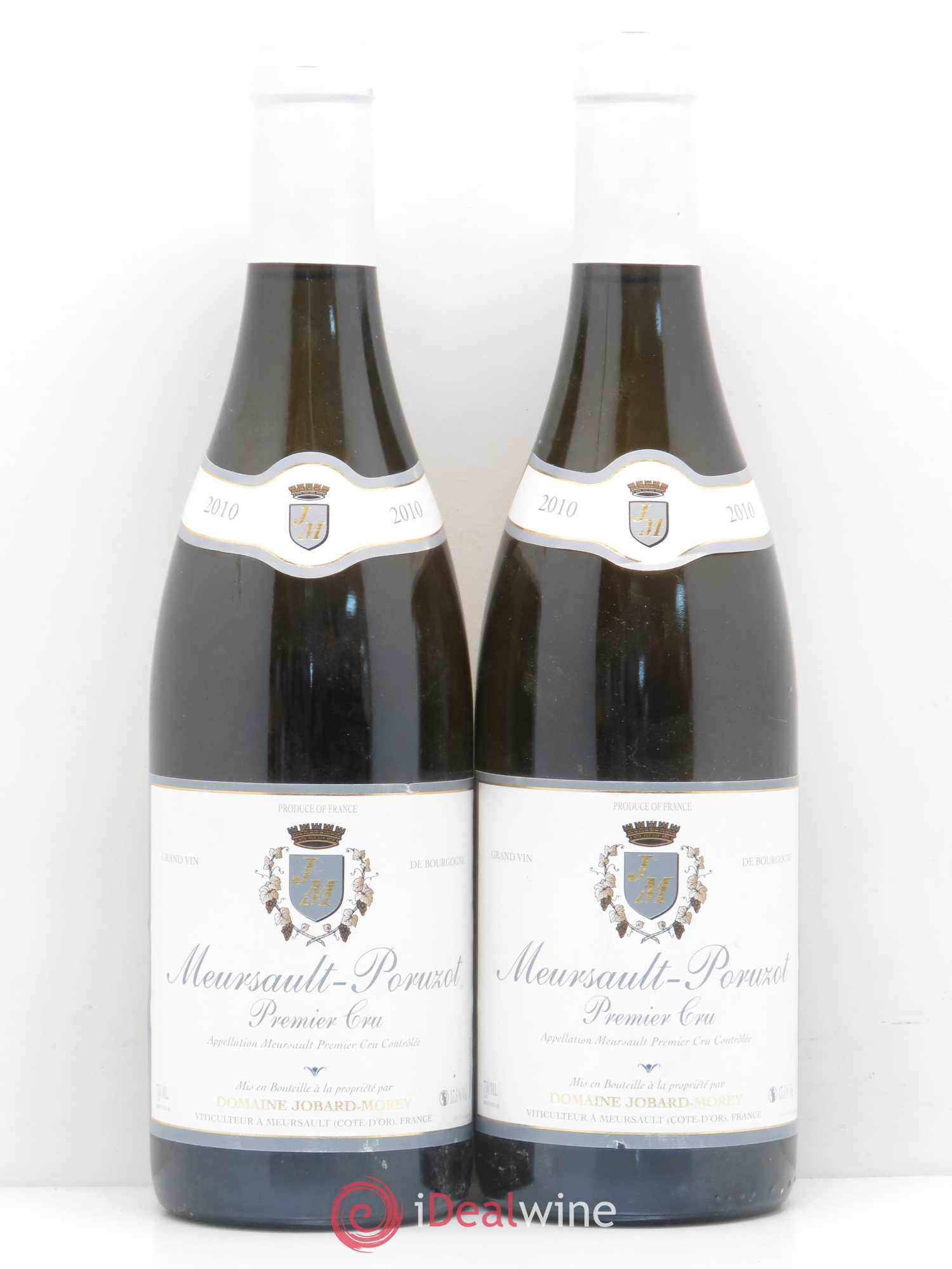 Meursault 1er Cru Poruzot Jobard-Morey 2010 - Posten von 2 Flaschen - 0