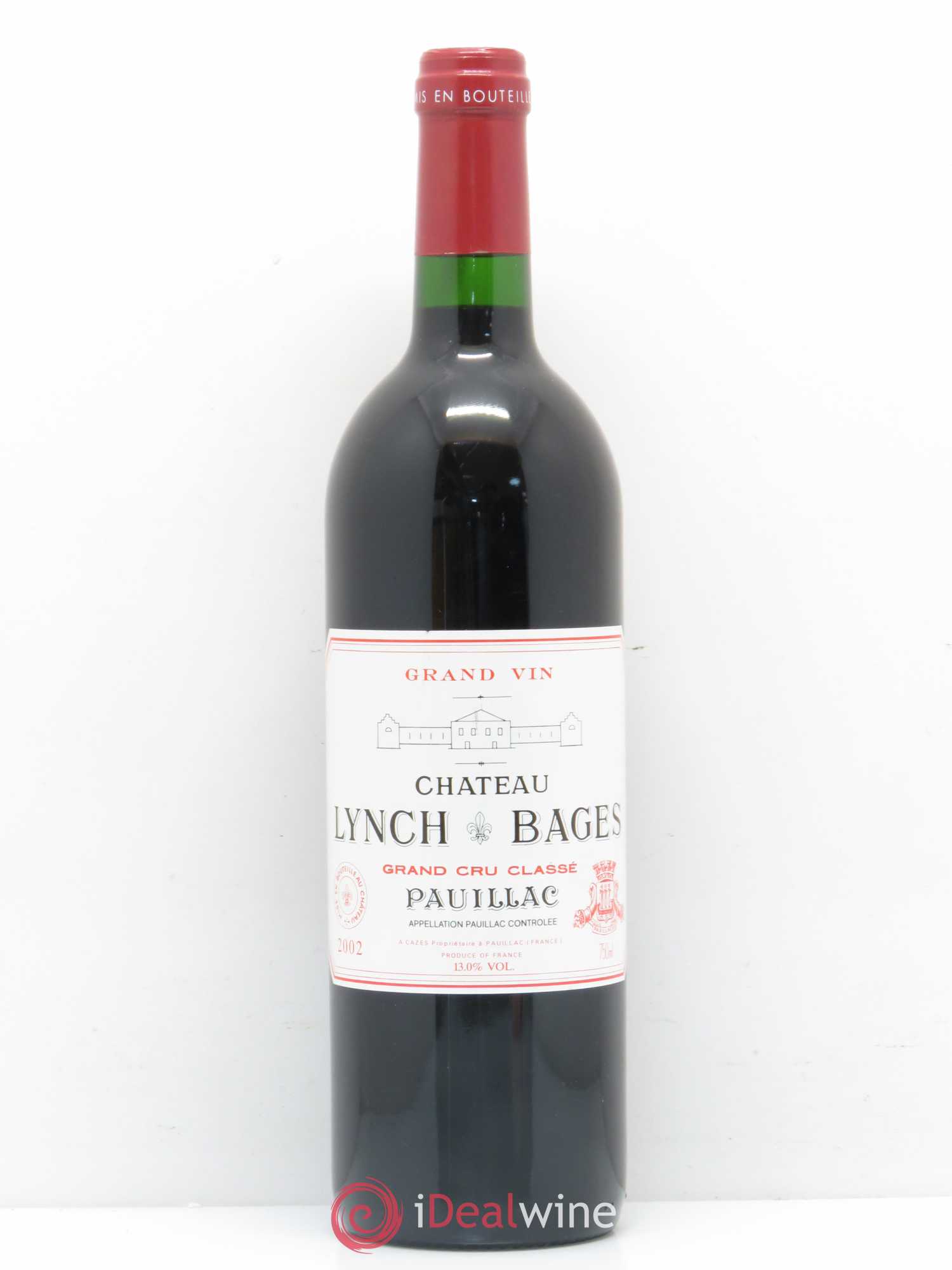 Château Lynch Bages 5ème Grand Cru Classé 2002 - Lot de 1 bouteille - 0