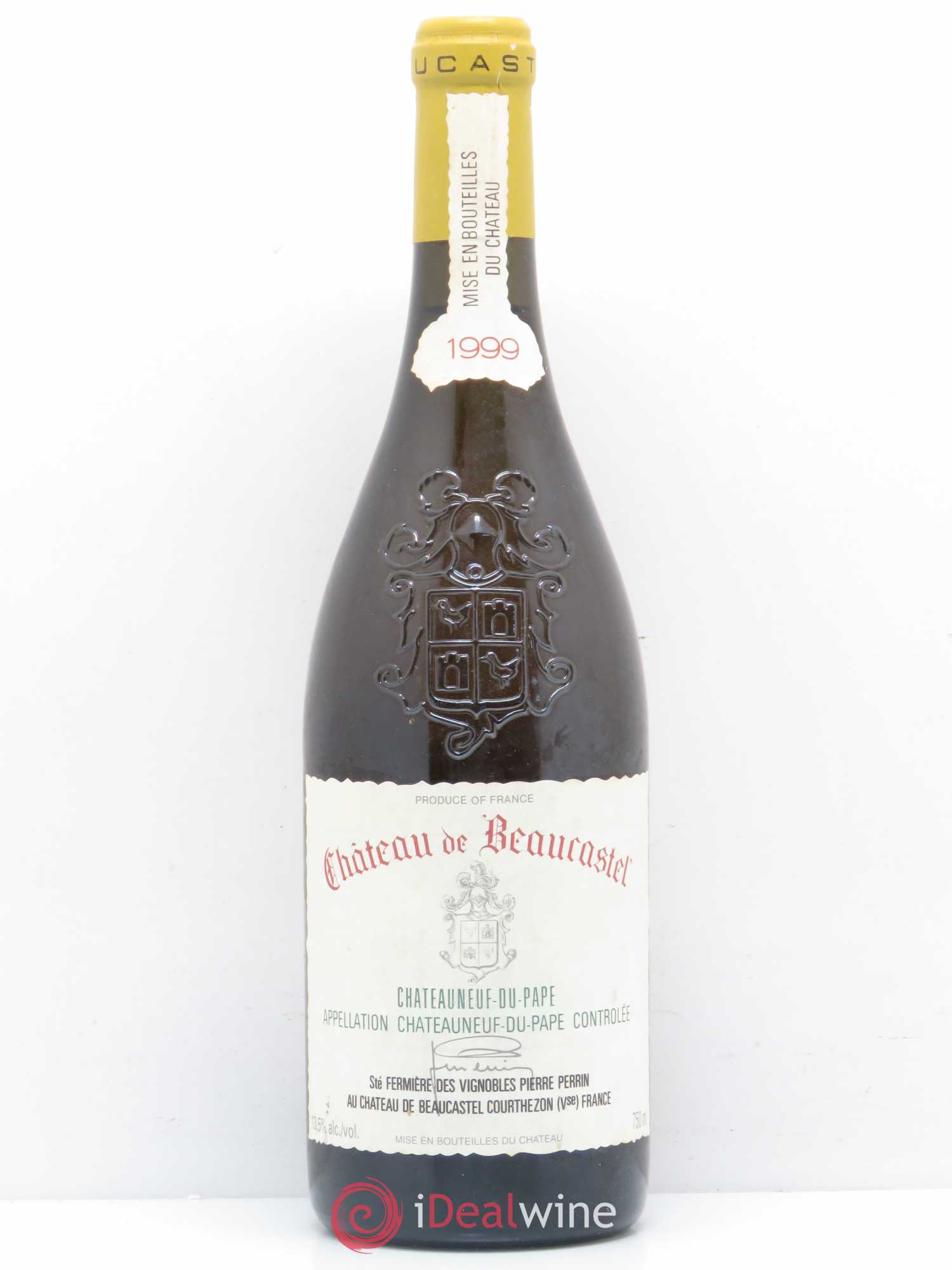 Châteauneuf-du-Pape Château de Beaucastel Famille Perrin 1999 - Lot de 1 bouteille - 0
