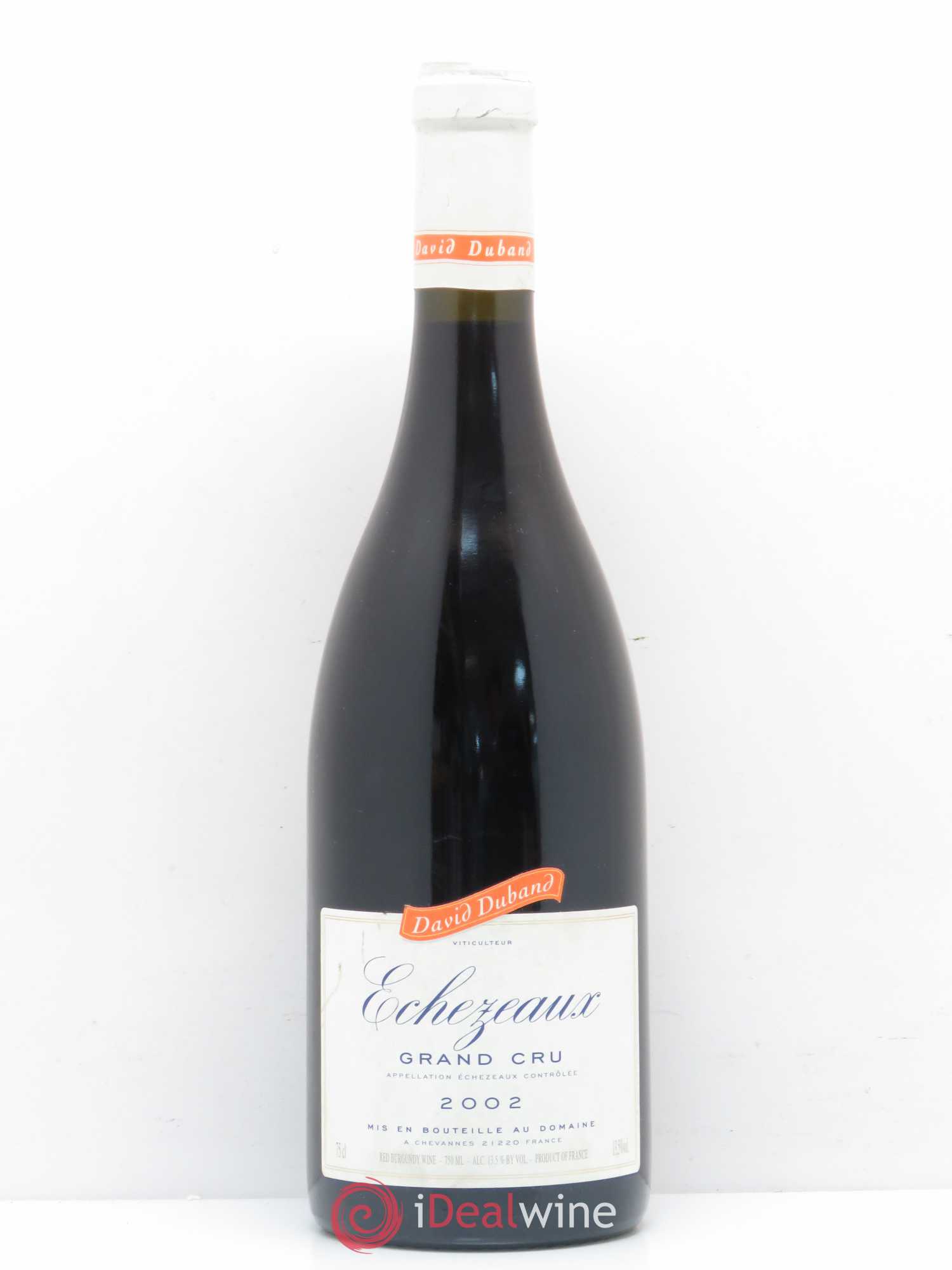Echezeaux Grand Cru David Duband (Domaine) 2002 - Lot de 1 bouteille - 0