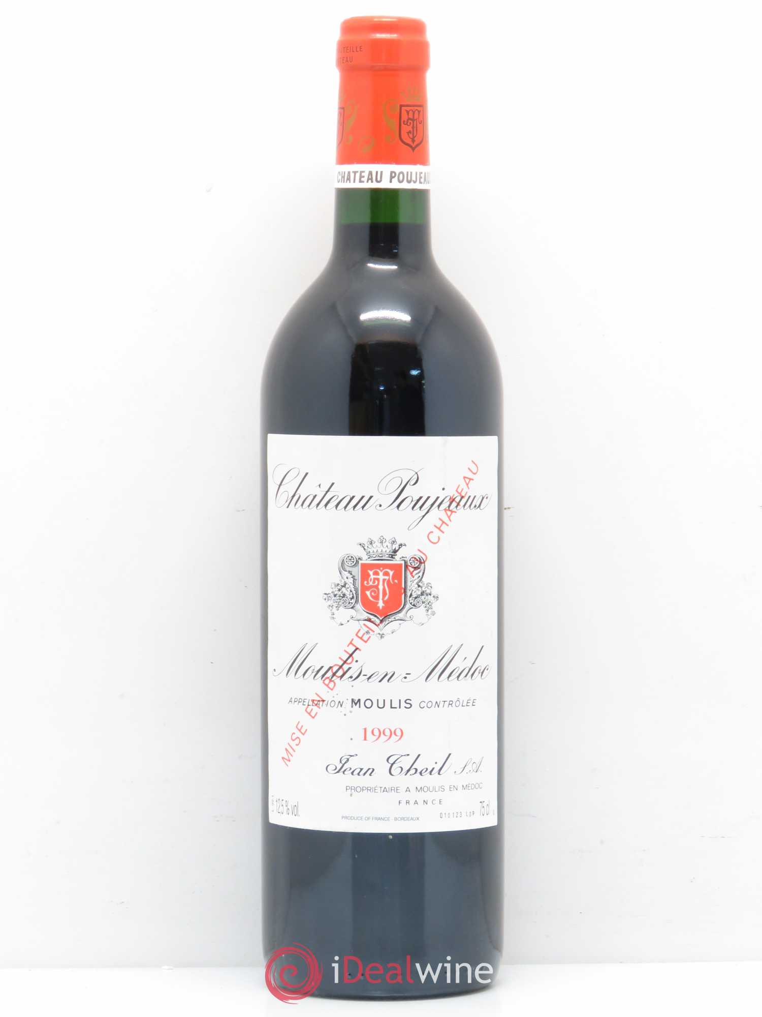 Château Poujeaux 1999 - Lot de 1 bouteille - 0