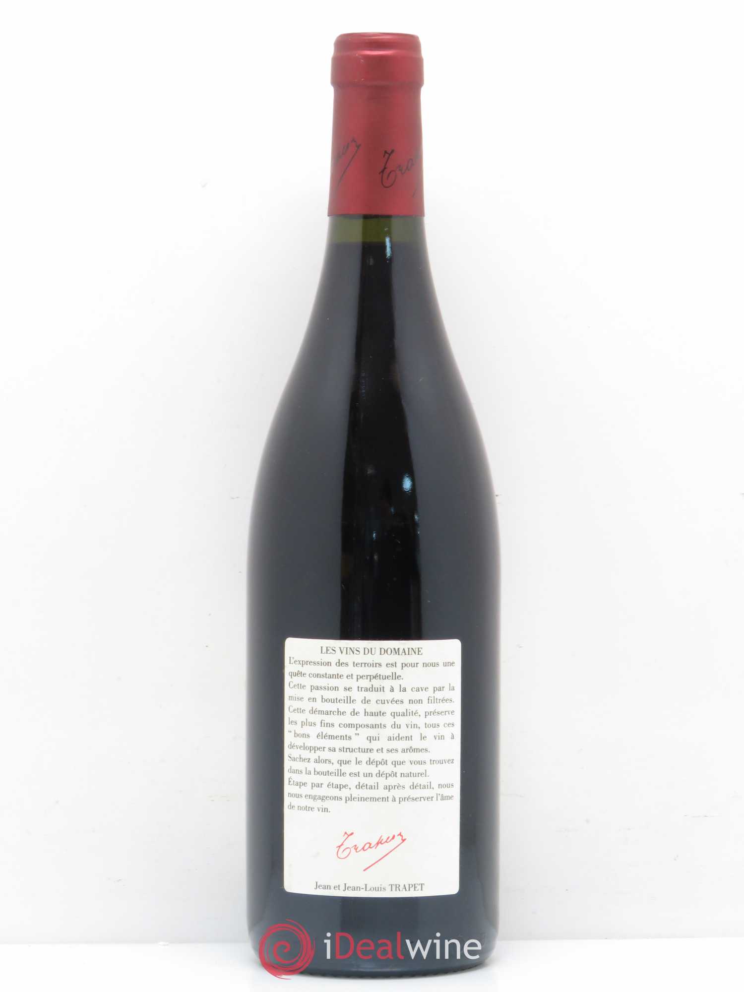 Chambertin Grand Cru Domaine Trapet 1999 - Lot de 1 bouteille - 1