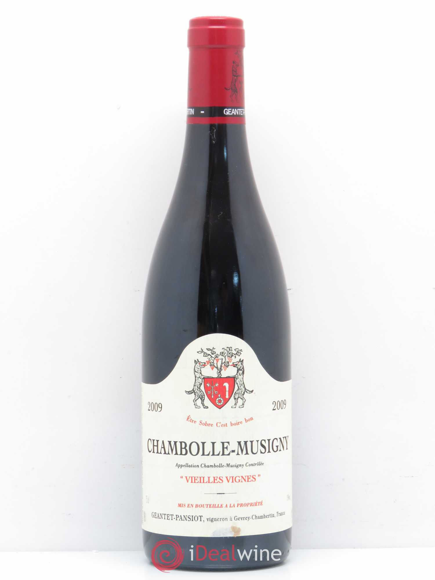 Chambolle-Musigny Vieilles vignes Geantet-Pansiot 2009 - Lot de 1 bouteille - 0