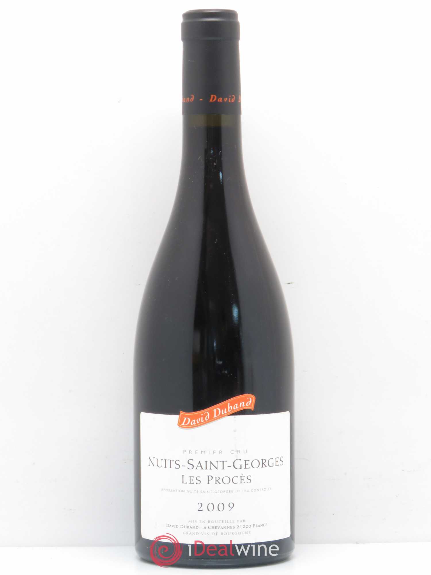 Nuits-Saint-Georges 1er Cru Les Procès David Duband (Domaine) 2009 - Lot de 1 bouteille - 0