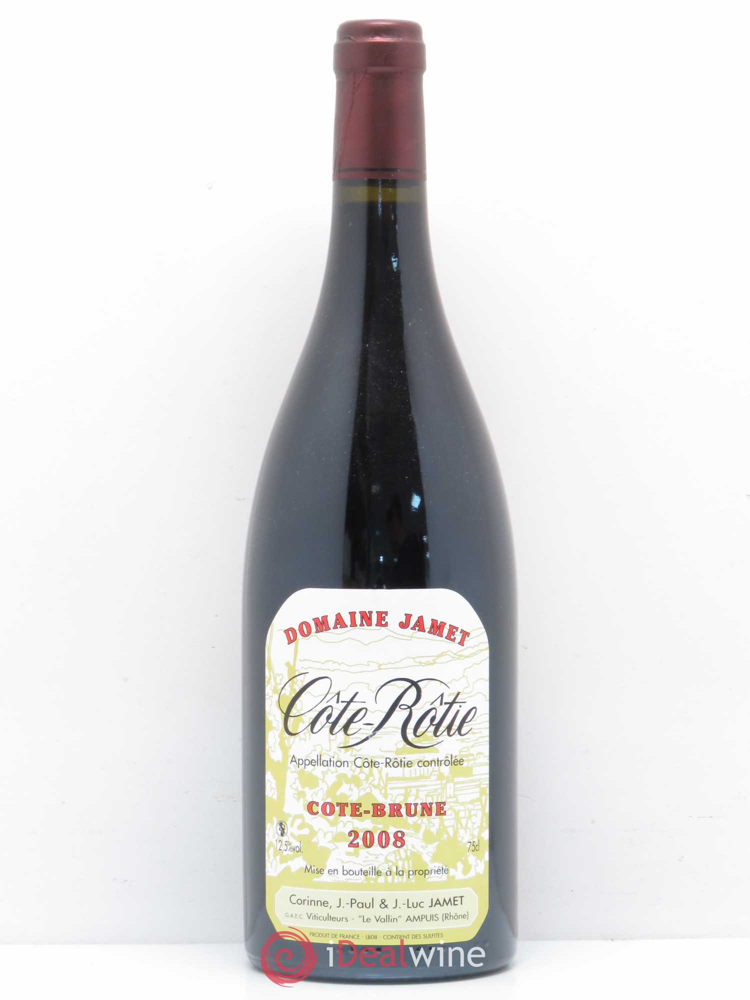 Côte-Rôtie Côte Brune Jamet (Domaine) 2008 - Lot de 1 bouteille - 0