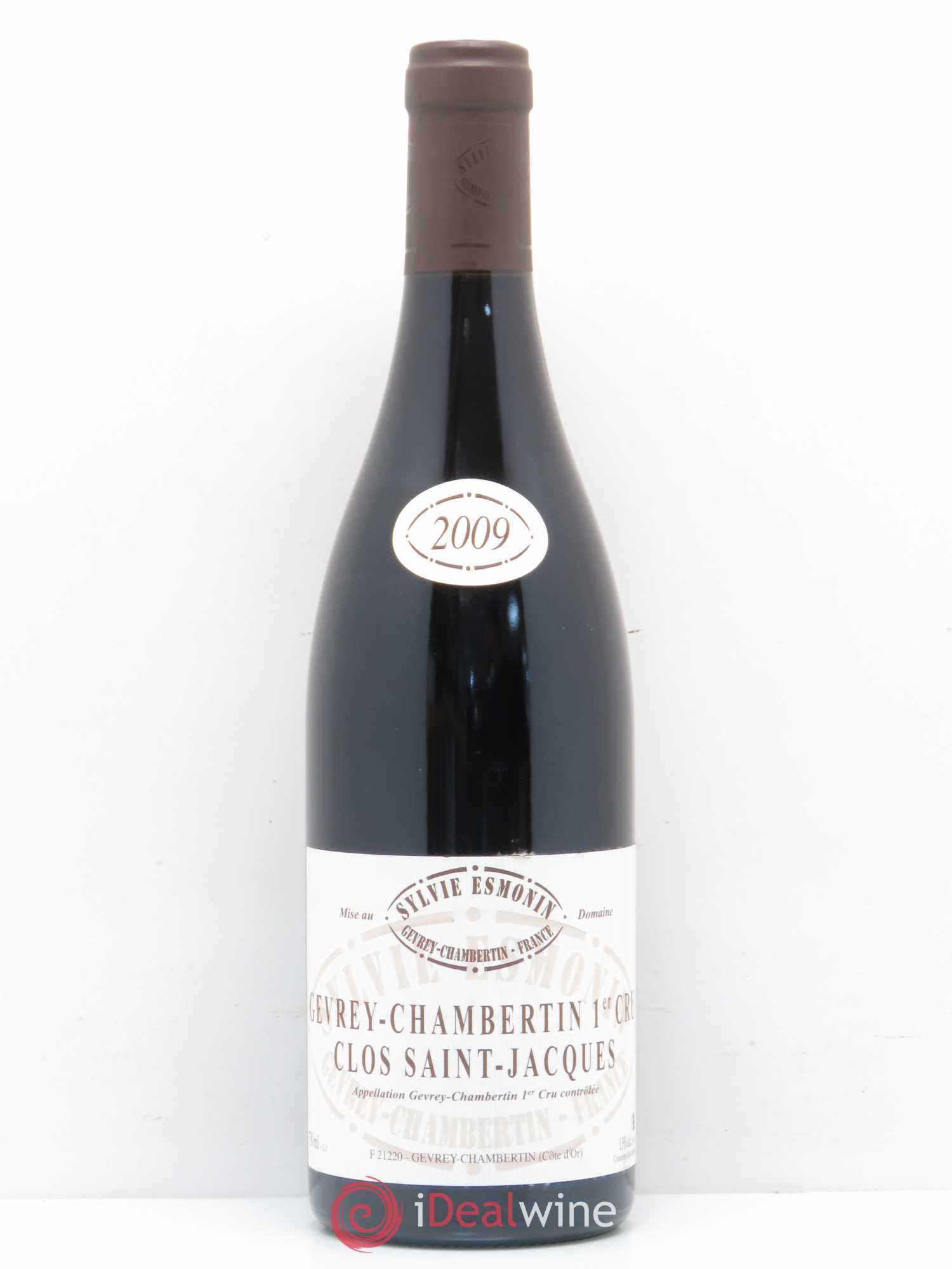 Gevrey-Chambertin 1er Cru Clos Saint Jacques Sylvie Esmonin 2009 - Lot de 1 bouteille - 0