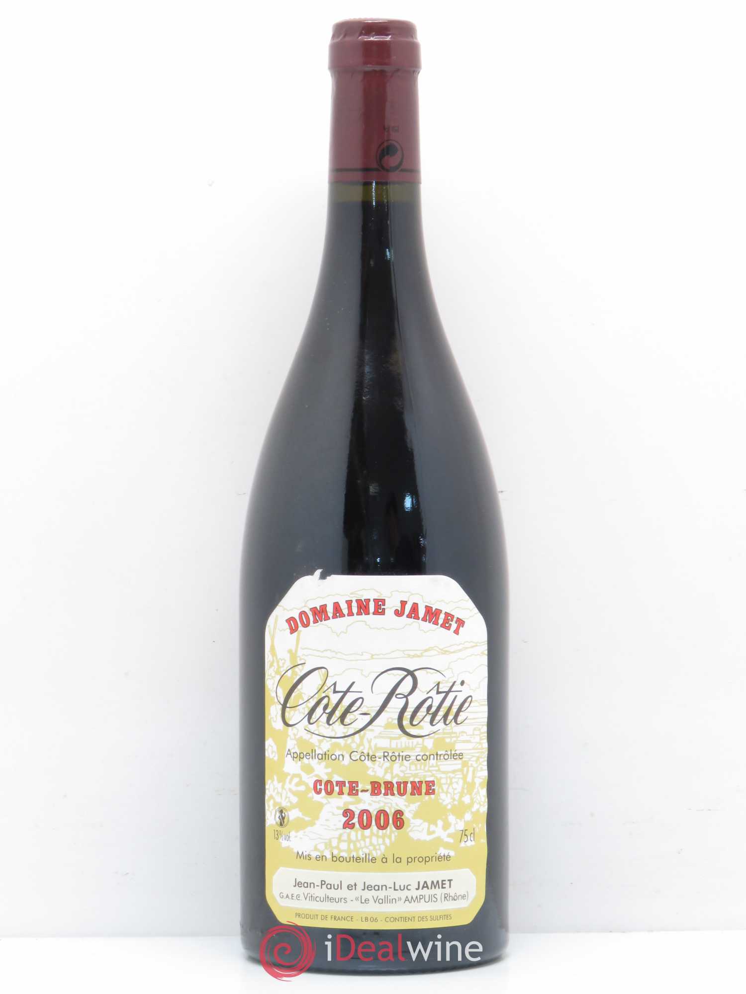 Côte-Rôtie Côte Brune Jamet (Domaine) 2006 - Lot de 1 bouteille - 0