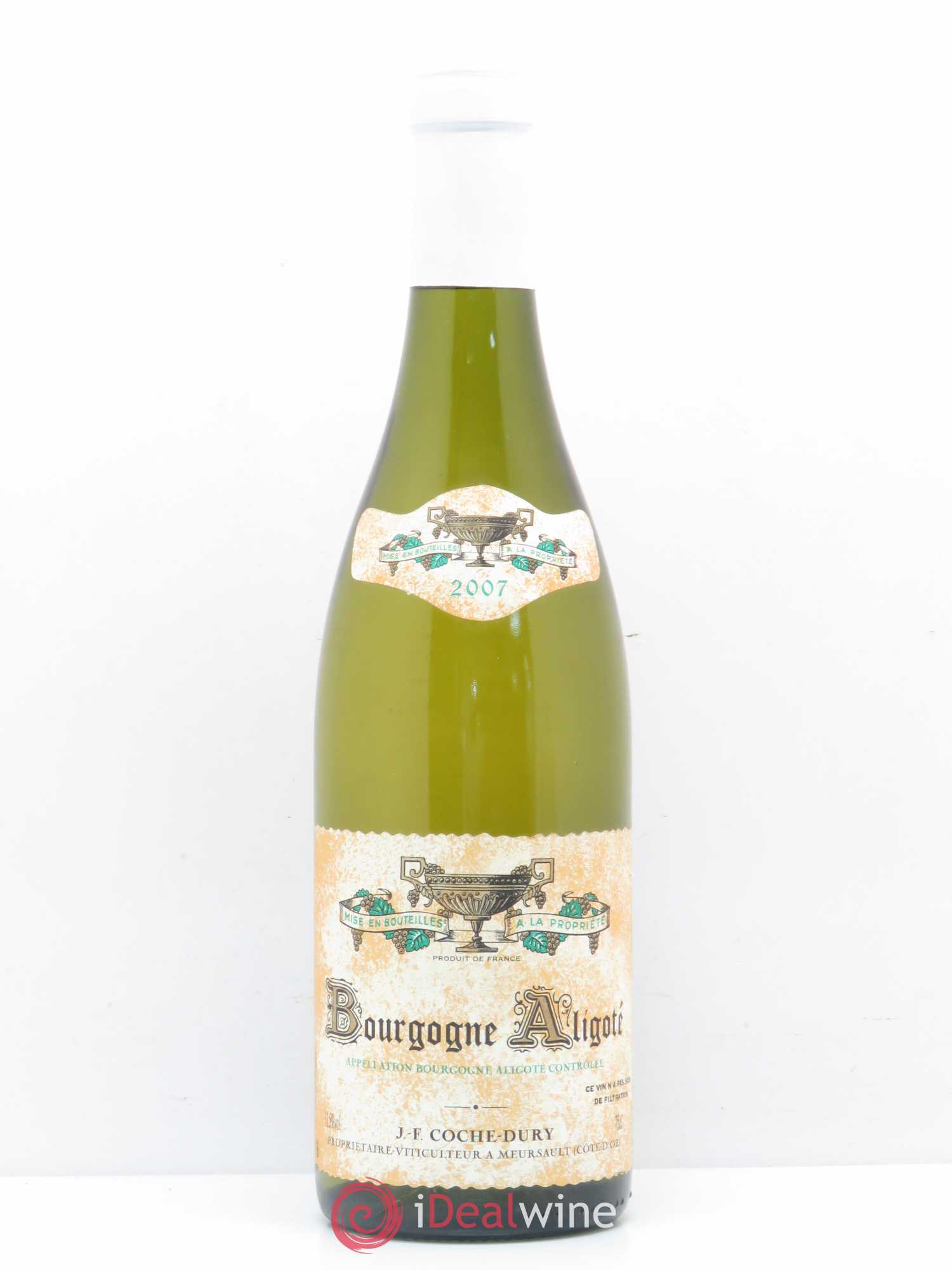 Bourgogne Aligoté Coche Dury (Domaine) 2007 - Lot de 1 bouteille - 0