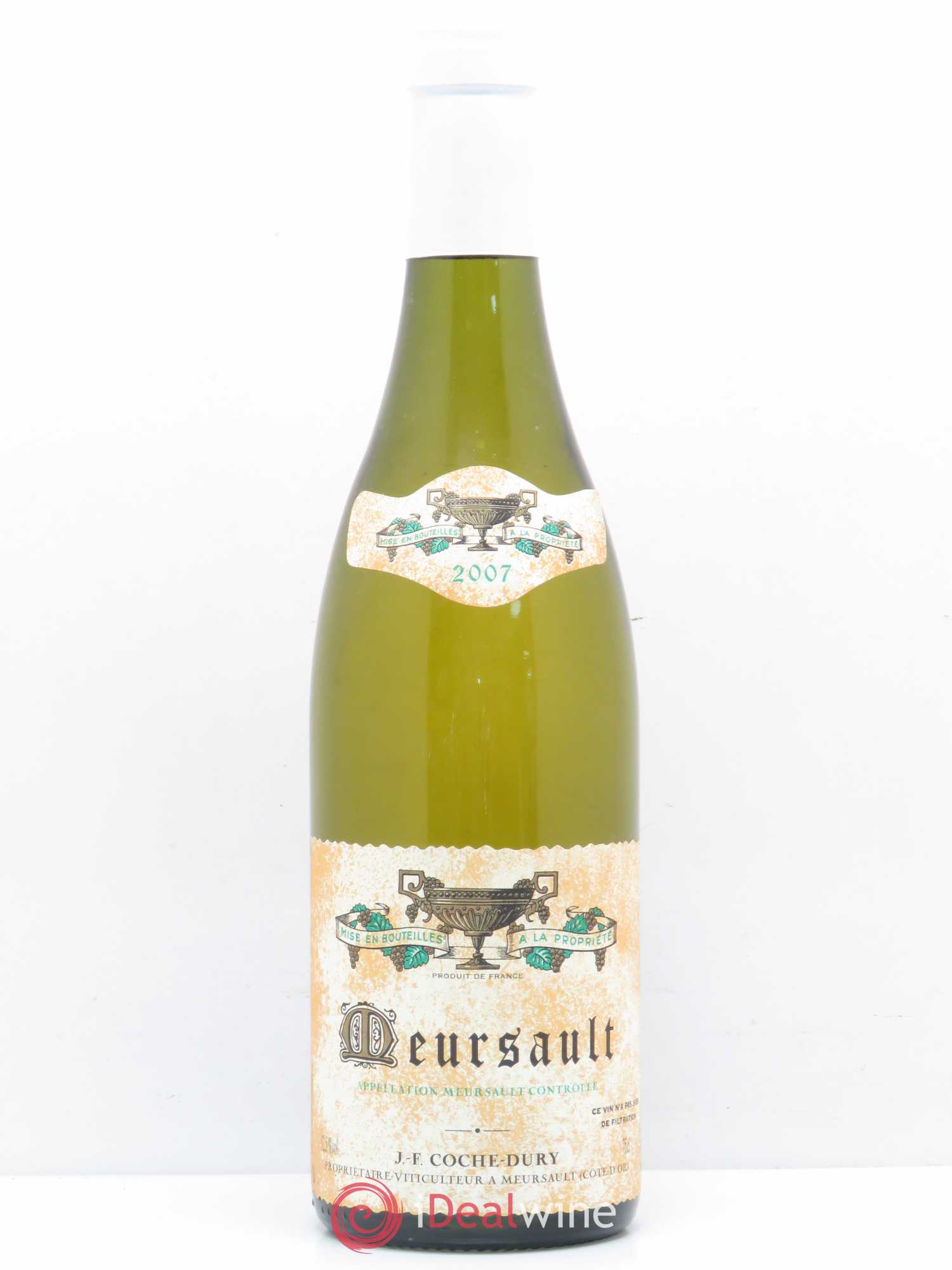 Meursault Coche Dury (Domaine) 2007 - Lot de 1 bouteille - 0