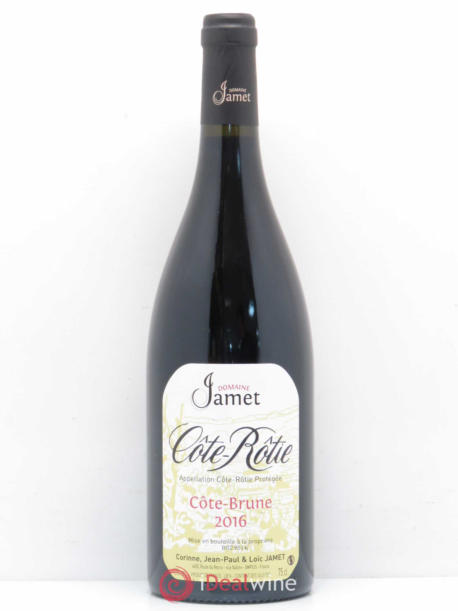 Côte-Rôtie Côte Brune Jamet (Domaine) 2016 - Lot de 1 bouteille - 0