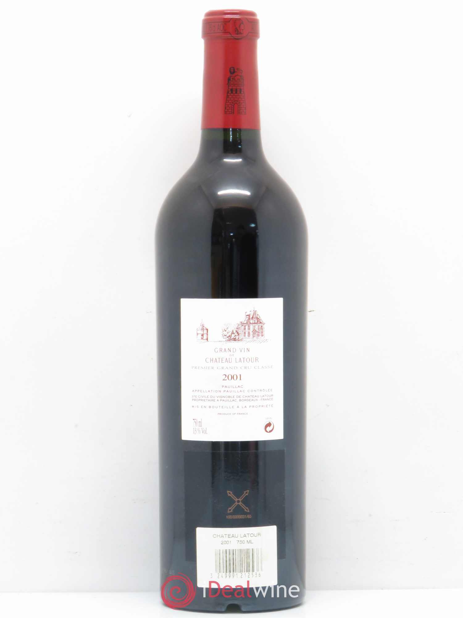 Château Latour 1er Grand Cru Classé 2001 - Lot de 1 bouteille - 1