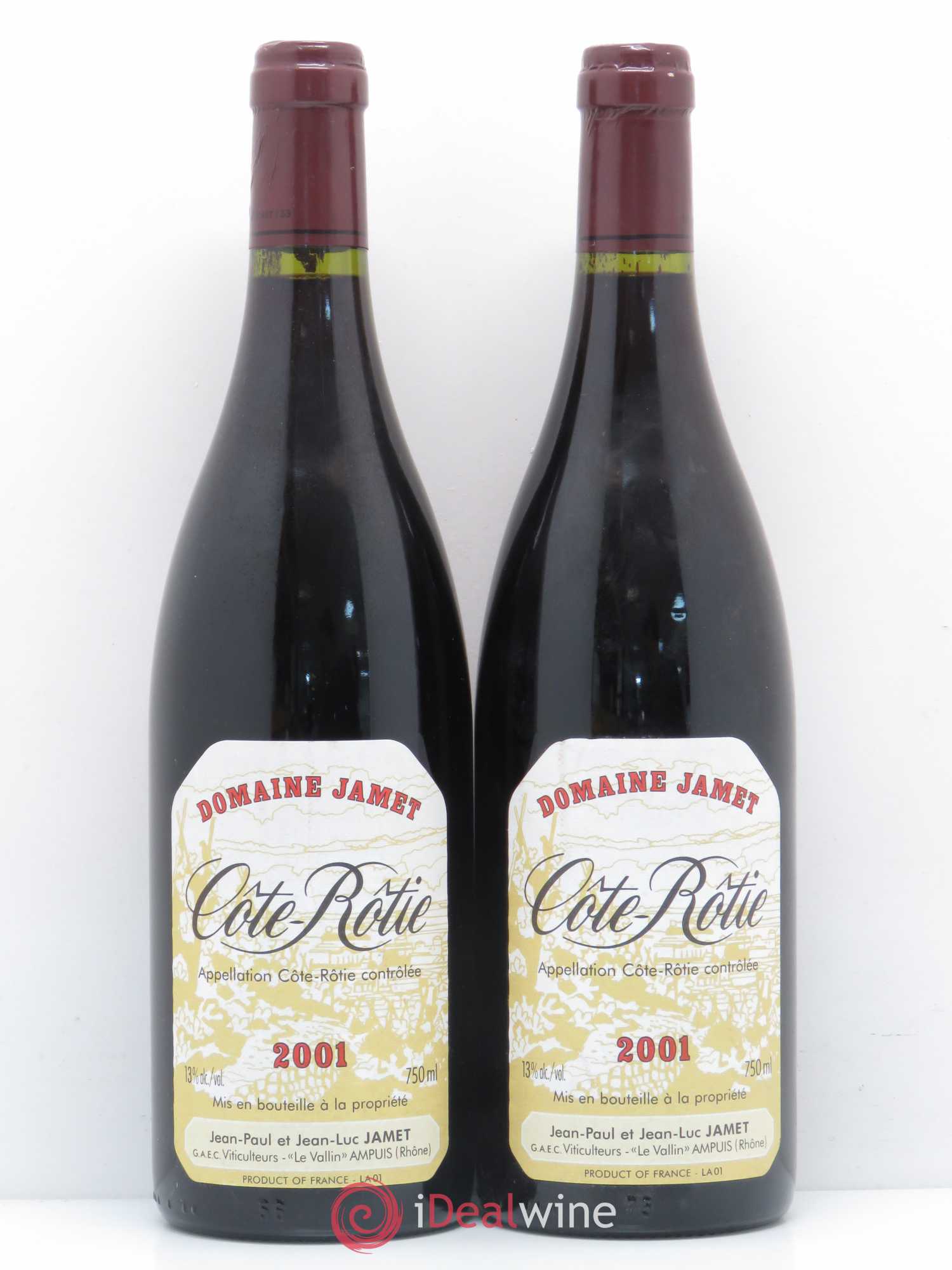 Côte-Rôtie Jamet (Domaine) 2001 - Lot de 2 bouteilles - 0