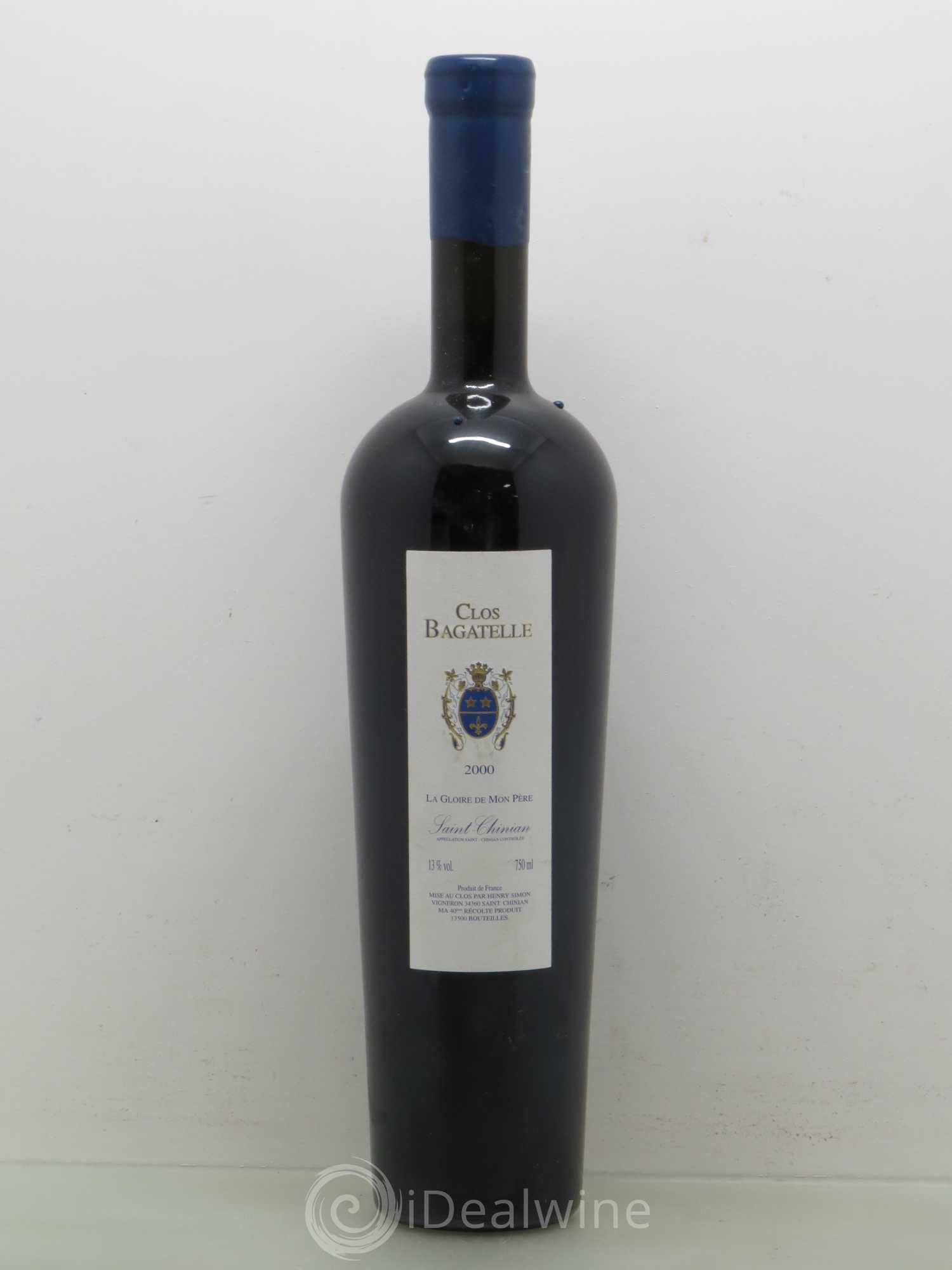 Saint-Chinian Clos Bagatelle La Gloire De Mon Pere (sans prix de réserve) 2000 - Lot de 1 bouteille - 0