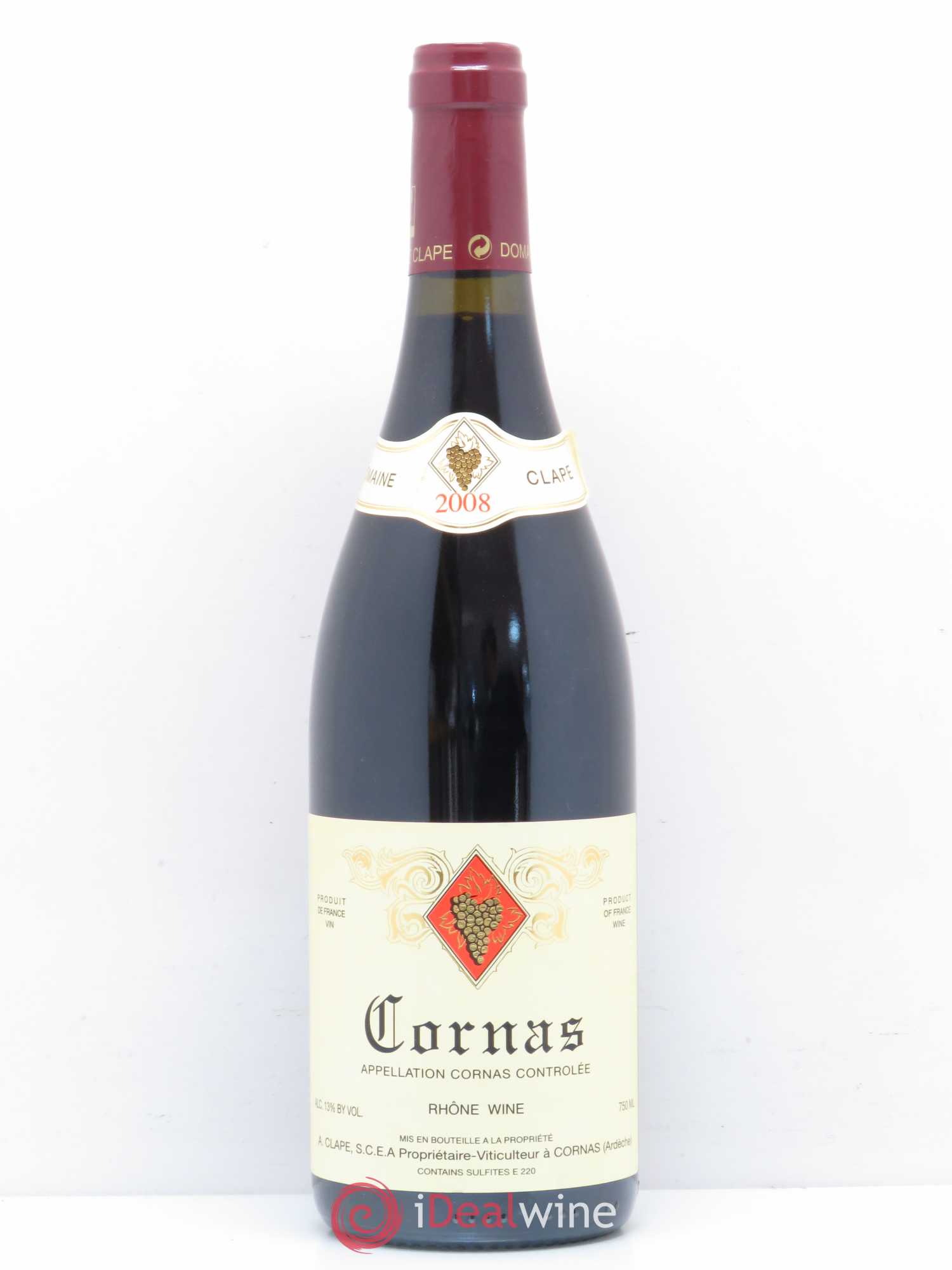 Cornas Auguste Clape 2008 - Lot de 1 bouteille - 0