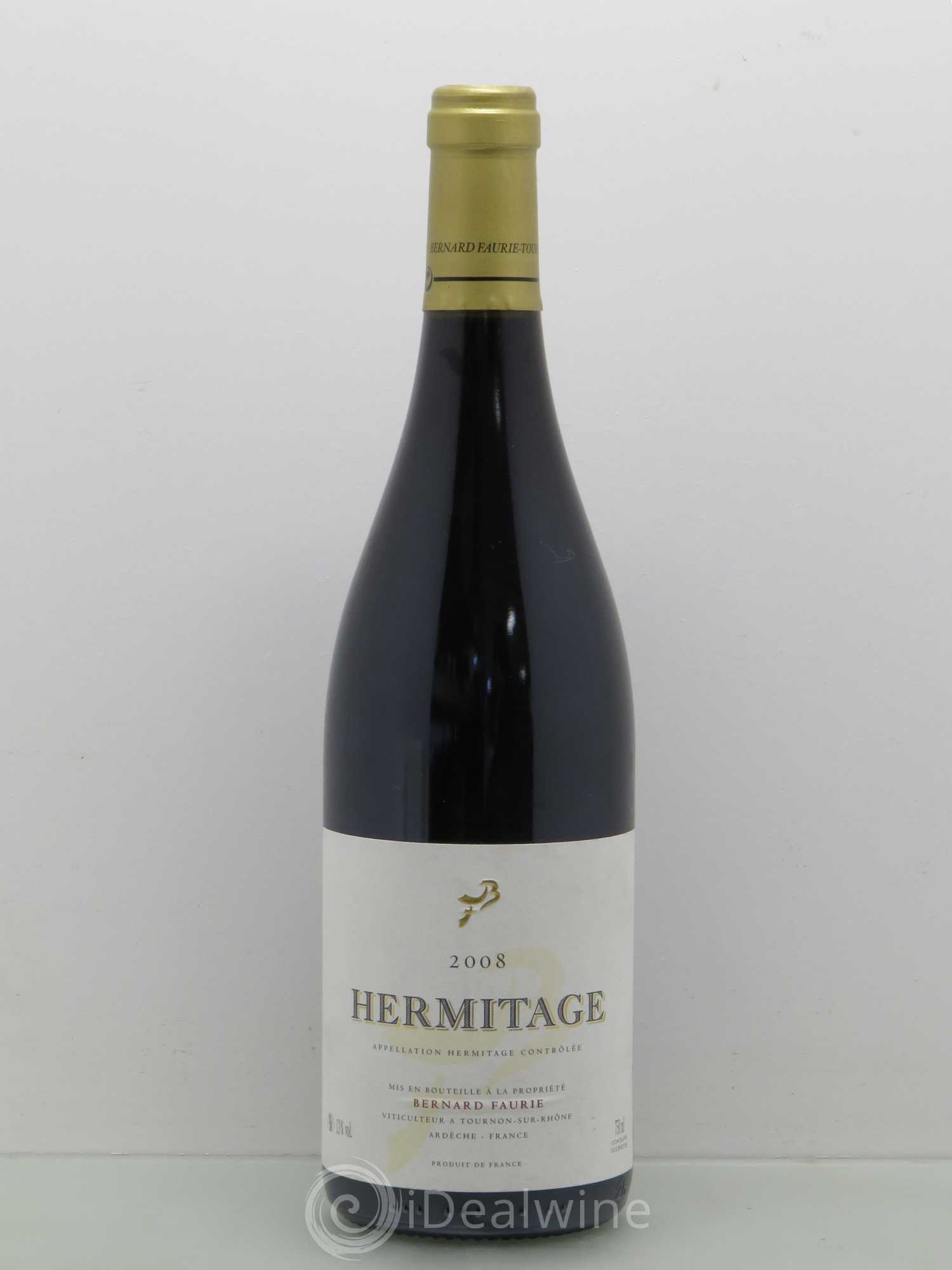 Hermitage Bessards/Meal Domaine Bernard Faurie 2008 - Posten von 1 Flasche - 0
