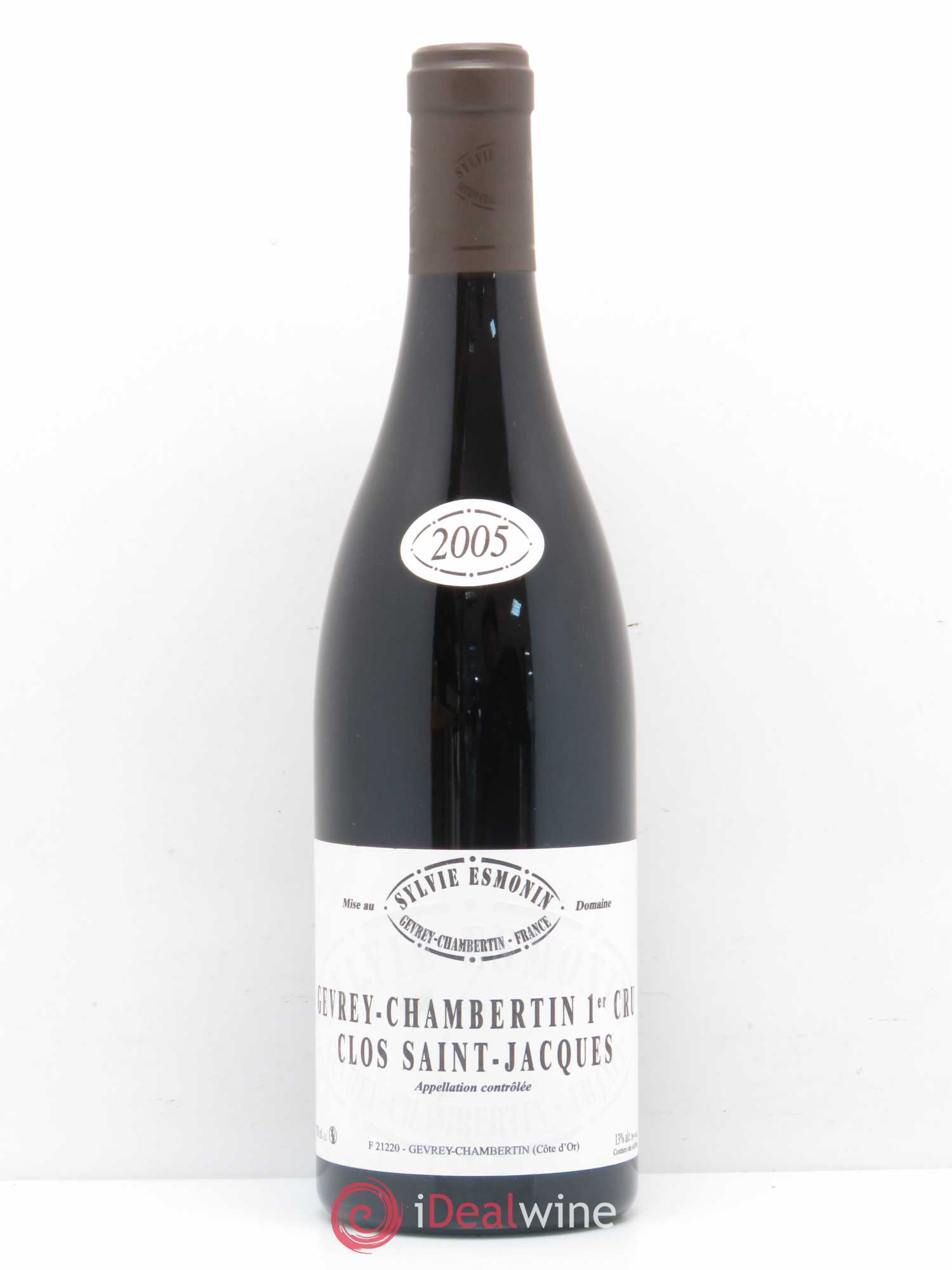 Gevrey-Chambertin 1er Cru Clos Saint Jacques Sylvie Esmonin 2005 - Posten von 1 Flasche - 0