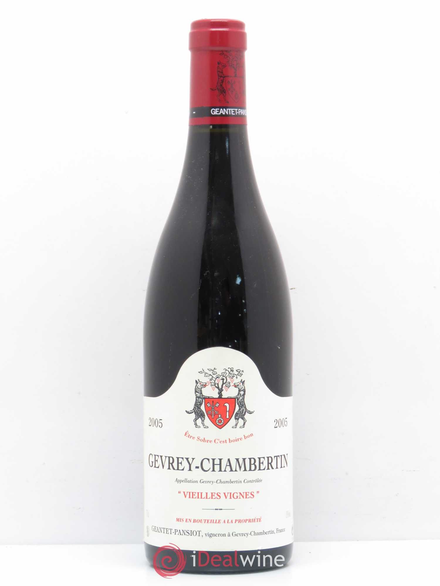 Gevrey-Chambertin Vieilles vignes Geantet-Pansiot 2005 - Lot de 1 bouteille - 0
