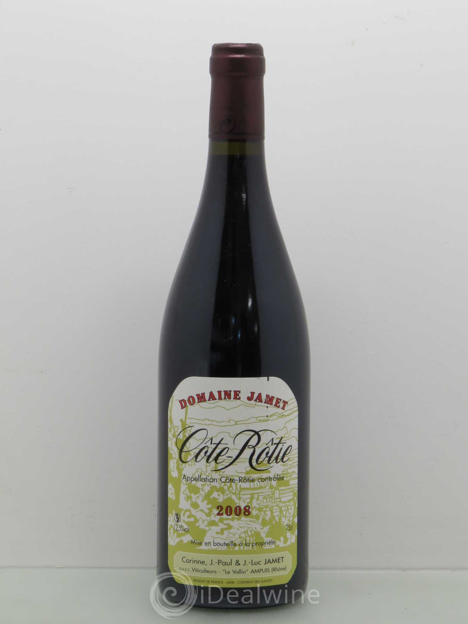 Côte-Rôtie Jamet (Domaine) 2008 - Lot de 1 bouteille - 0