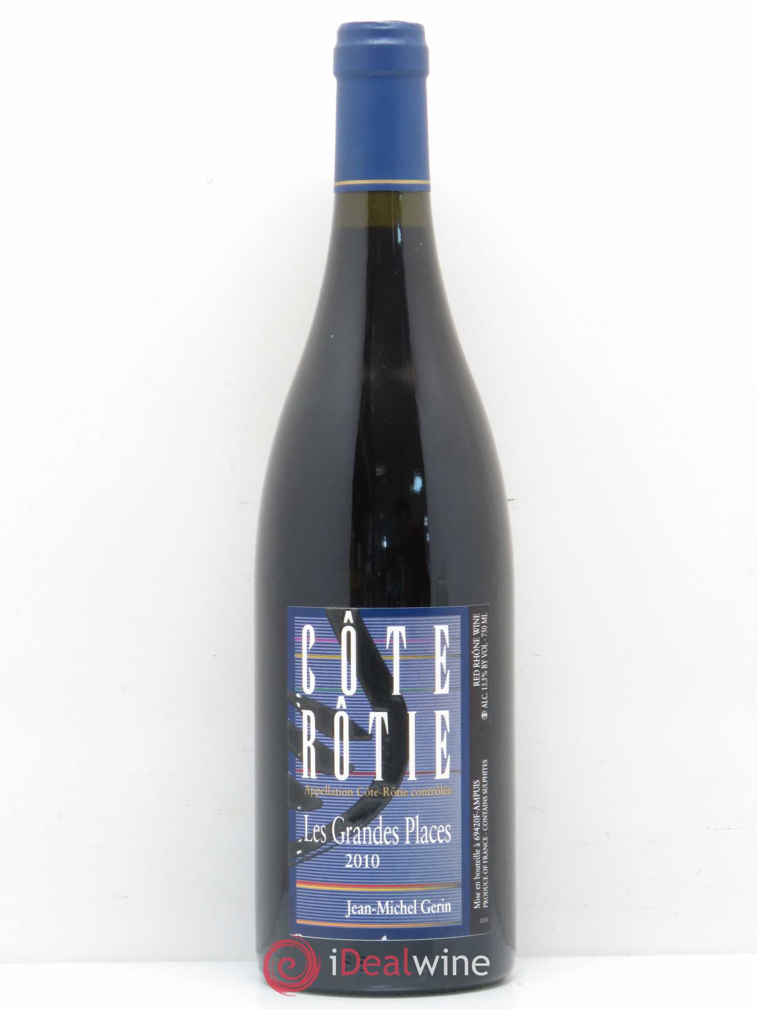 Côte-Rôtie Les Grandes Places Jean-Michel Gerin 2010 - Lot de 1 bouteille - 0