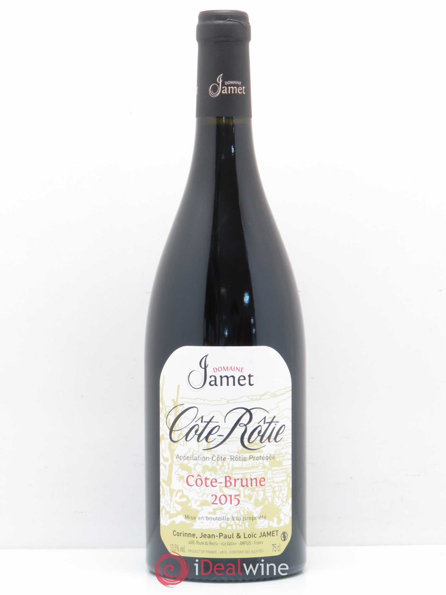 Côte-Rôtie Côte Brune Jamet (Domaine) 2015 - Lot de 1 bouteille - 0