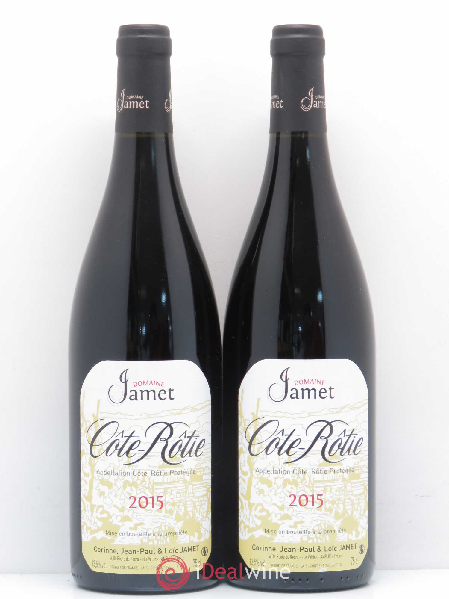 Côte-Rôtie Jamet (Domaine) 2015 - Lot de 2 bouteilles - 0