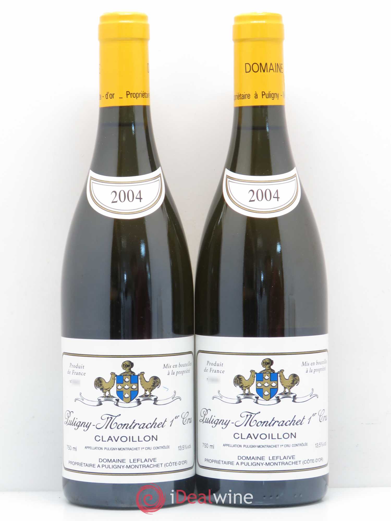 Puligny-Montrachet 1er Cru Clavoillon Leflaive (Domaine) 2004 - Lot de 2 bouteilles - 0