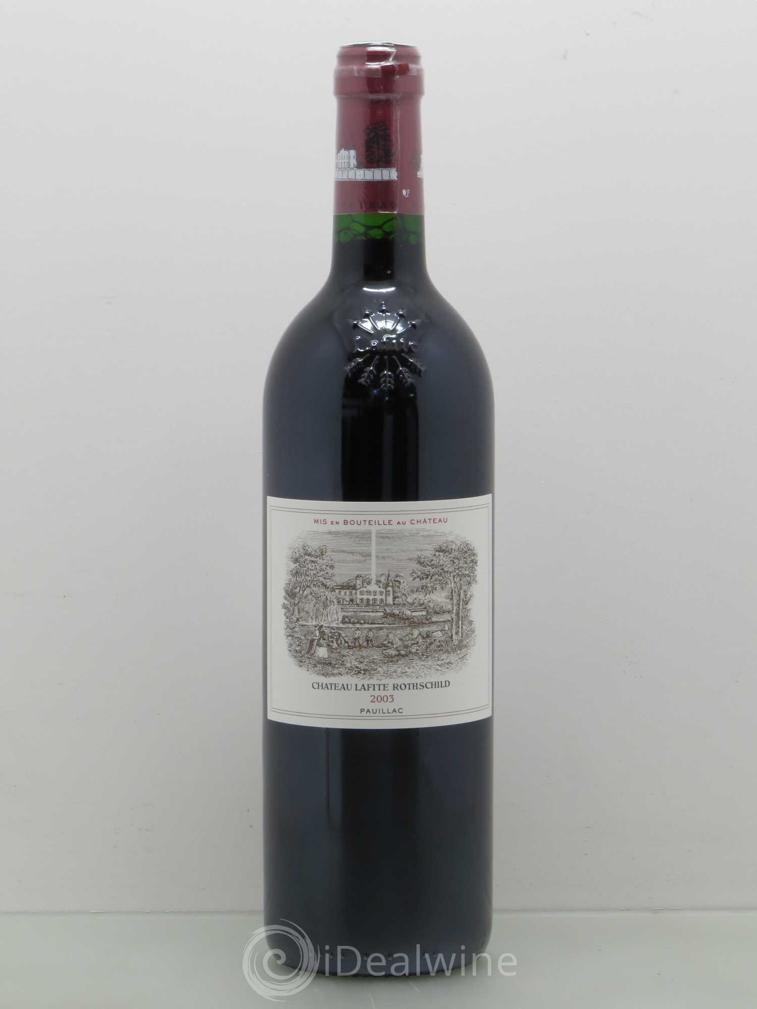 Château Lafite Rothschild 1er Grand Cru Classé 2003 - Lot de 1 bouteille - 0