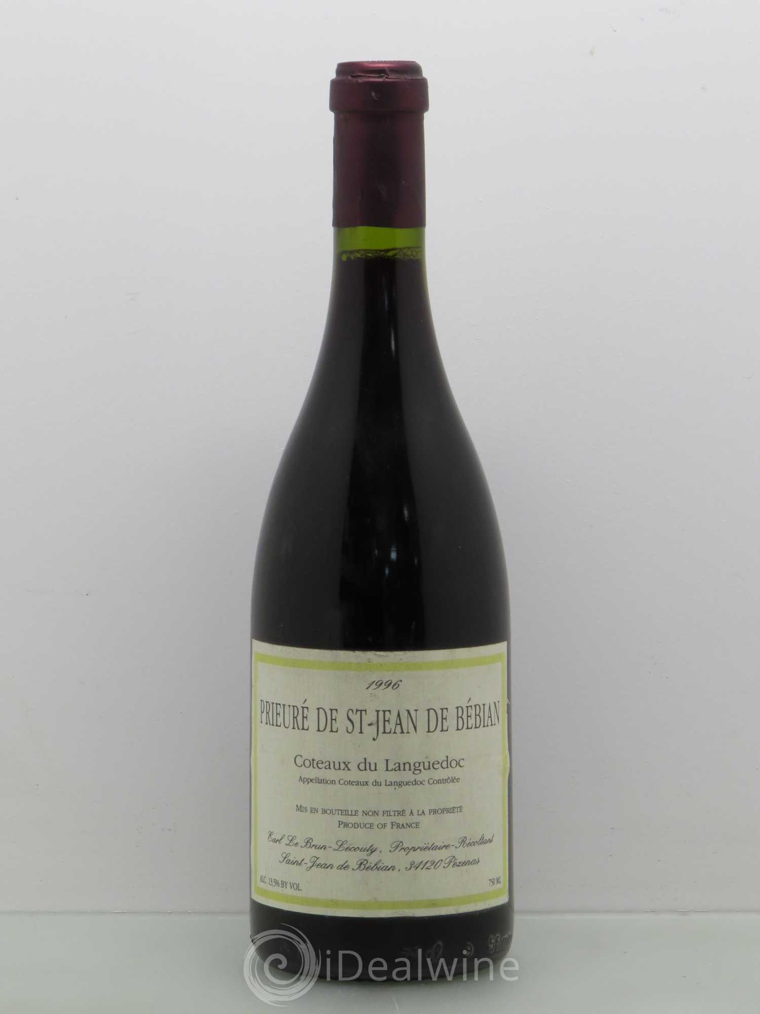 Languedoc Prieuré St-Jean de Bébian 1996 - Lot de 1 bouteille - 0