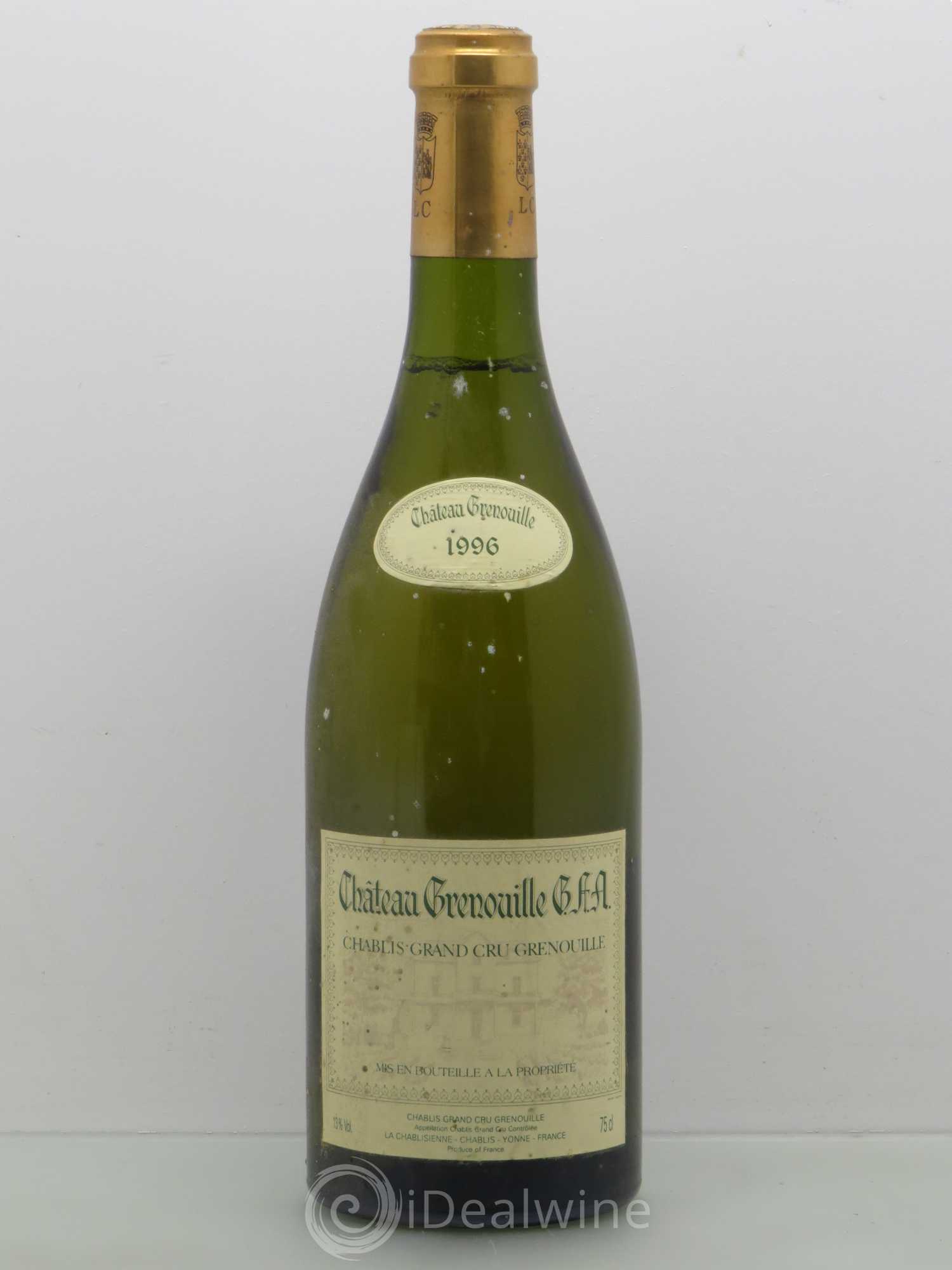 Chablis Grand Cru Château Grenouille 1996 - Posten von 1 Flasche - 0