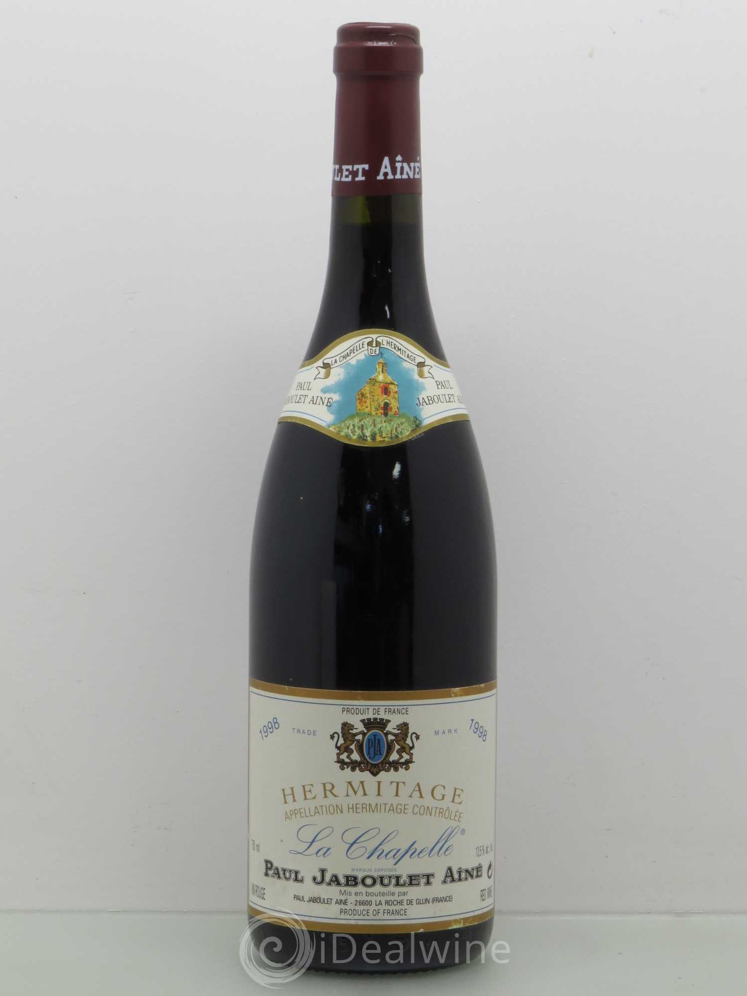 Hermitage La Chapelle Paul Jaboulet Ainé 1998 - Lot de 1 bouteille - 0