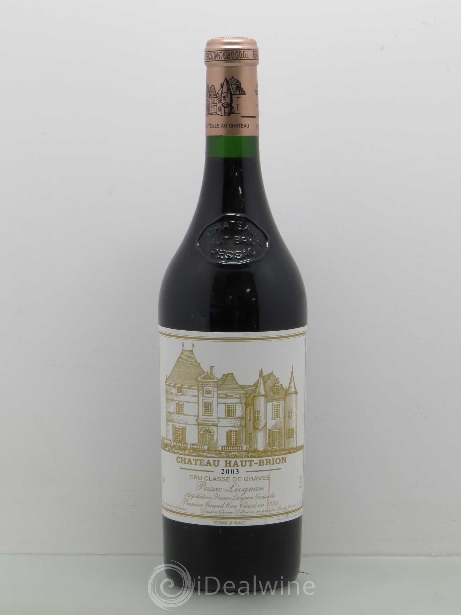 Château Haut Brion 1er Grand Cru Classé 2003 - Lot de 1 bouteille - 0
