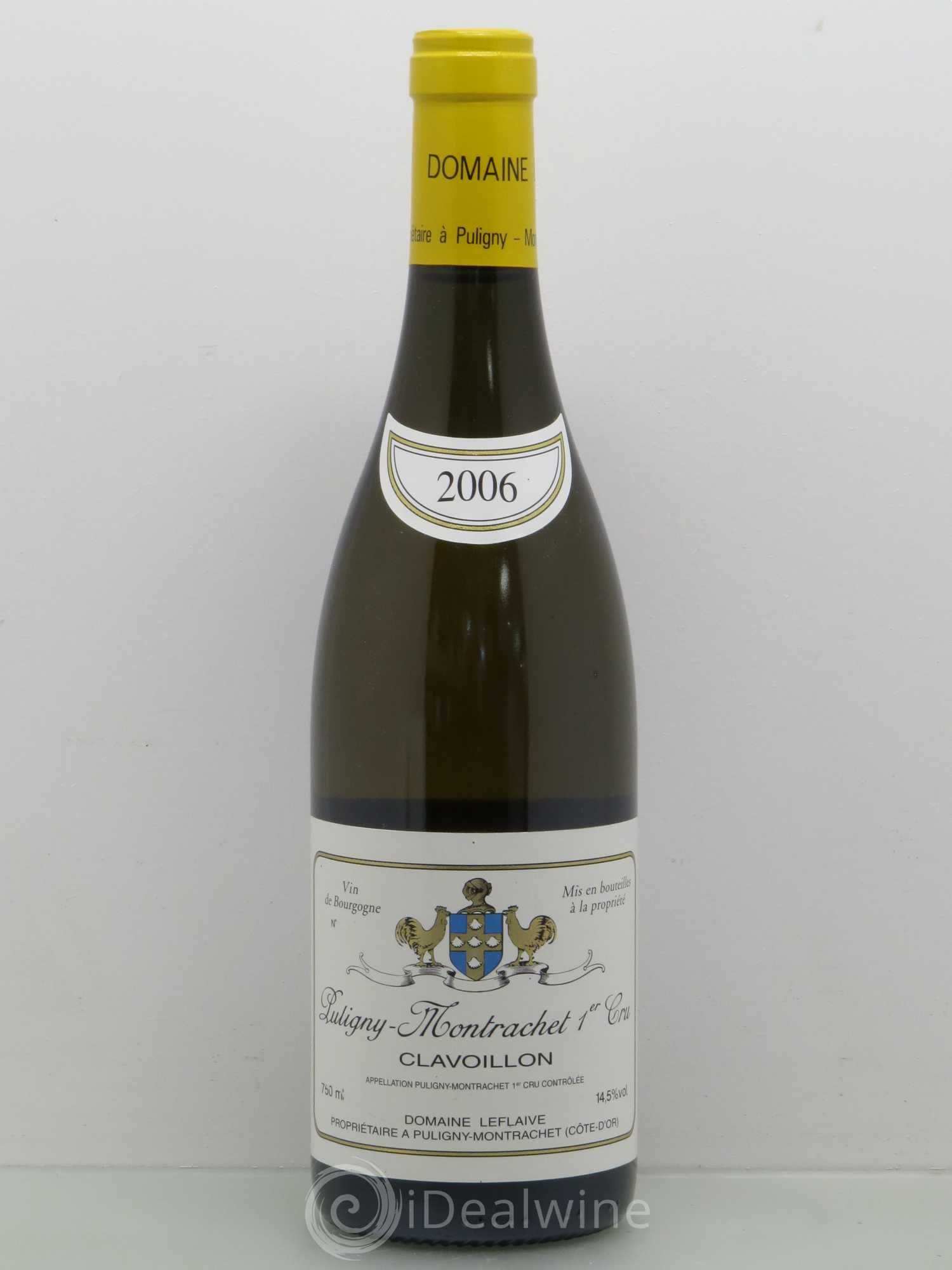 Puligny-Montrachet 1er Cru Clavoillon Leflaive (Domaine) 2006 - Lot de 1 bouteille - 0