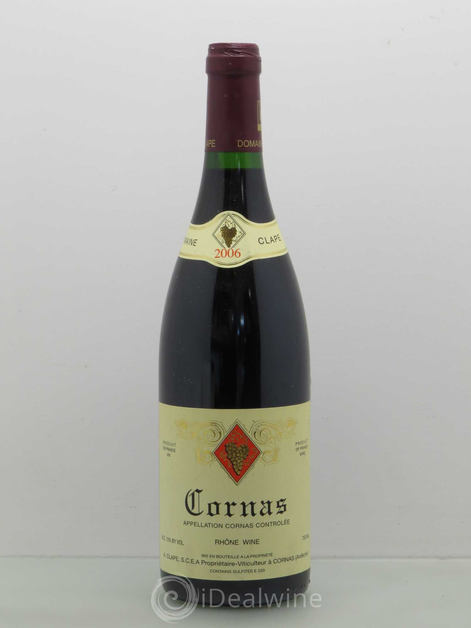 Cornas Auguste Clape 2006 - Lot de 1 bouteille - 0