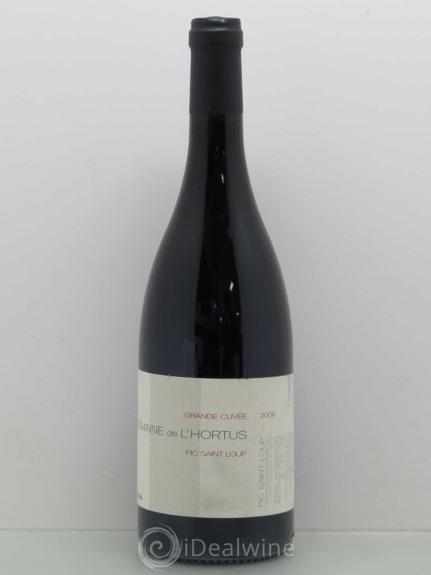 Pic Saint-Loup Domaine de L'Hortus Grande Cuvée Famille Orliac 2006 - Lot de 1 bouteille - 0