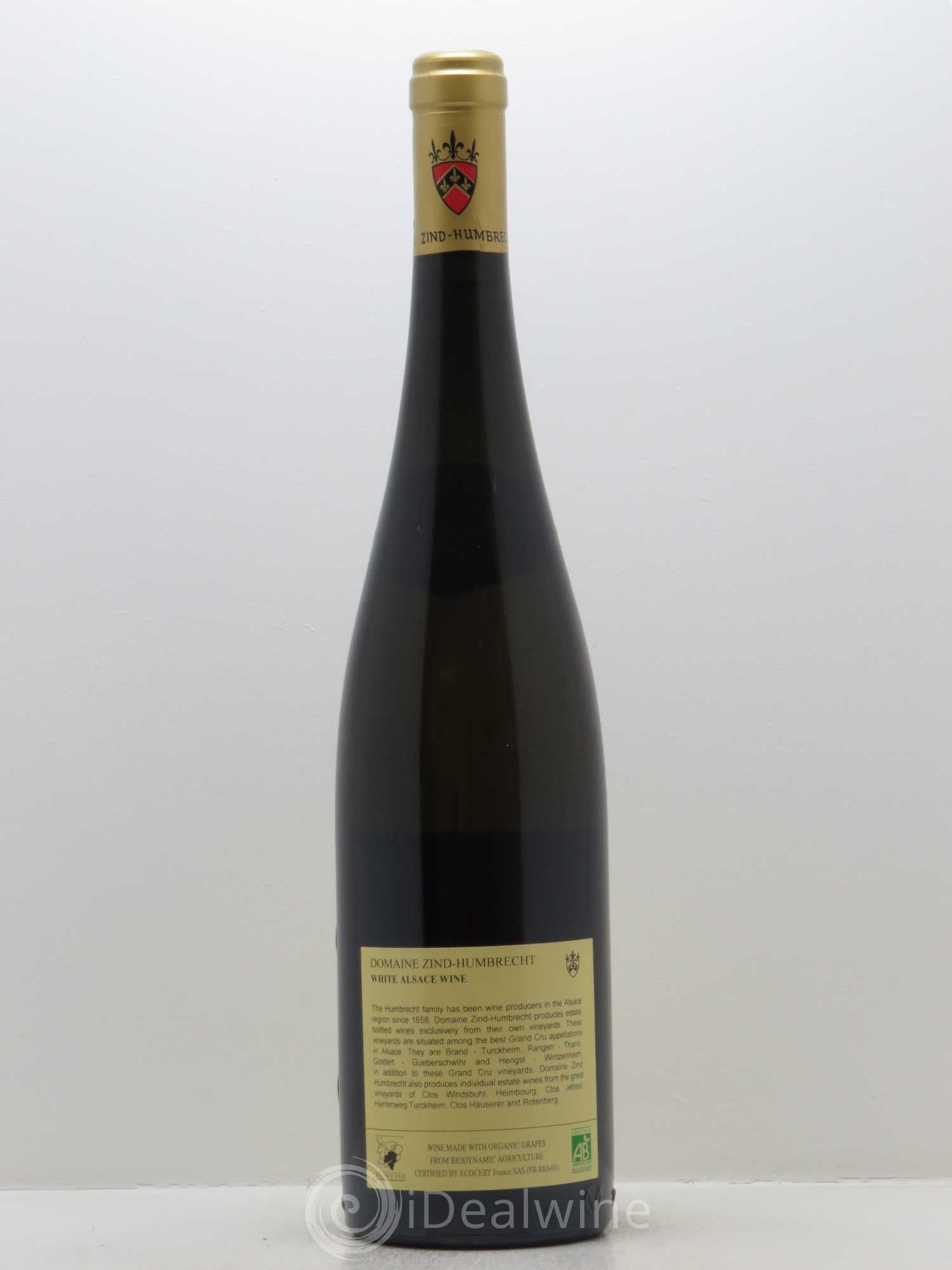 Alsace Riesling Grand Cru Brand Vieilles vignes Zind-Humbrecht (Domaine) 2010 - Lot de 1 bouteille - 1