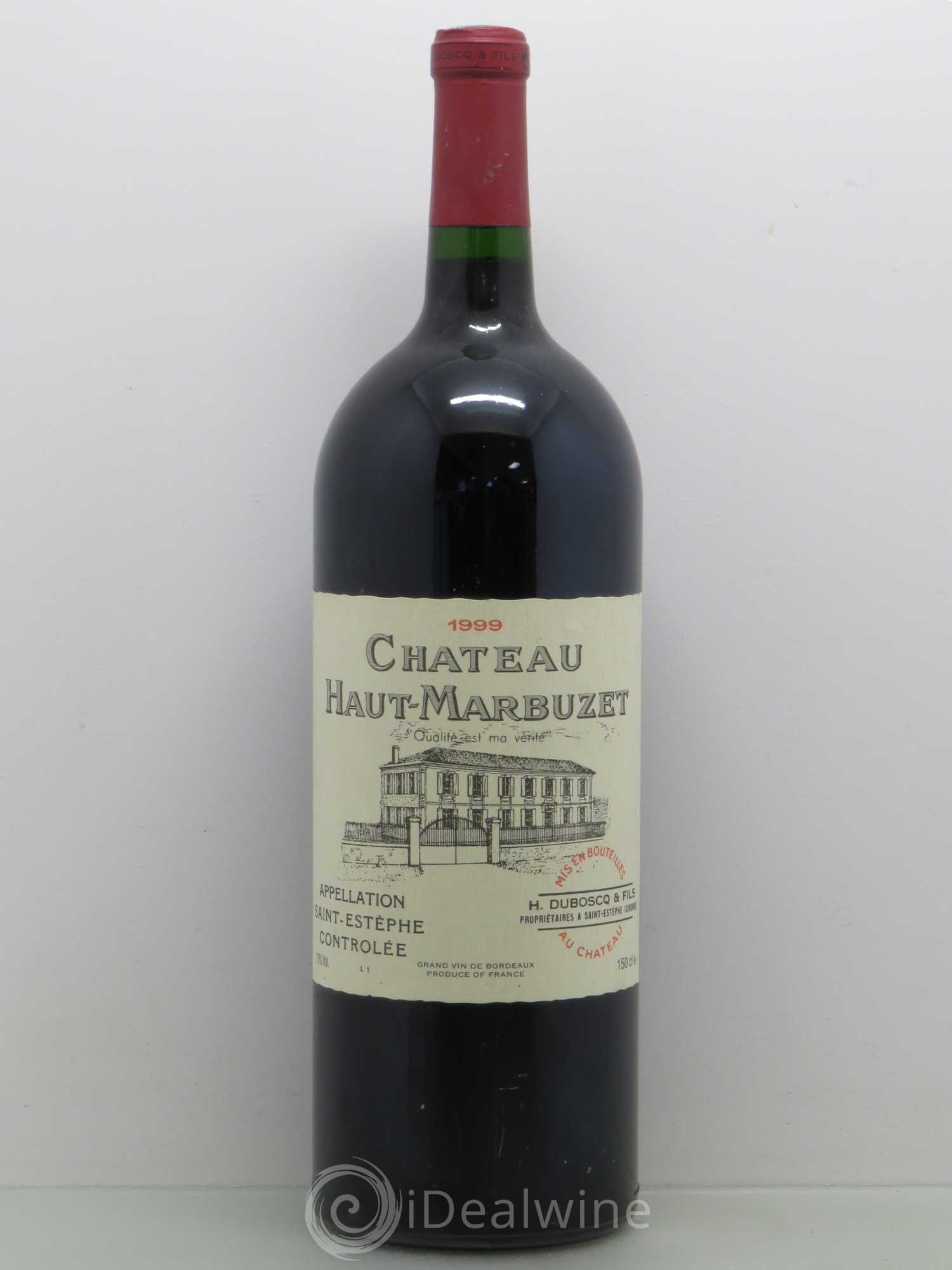 Château Haut Marbuzet 1999 - Lot de 1 magnum - 0